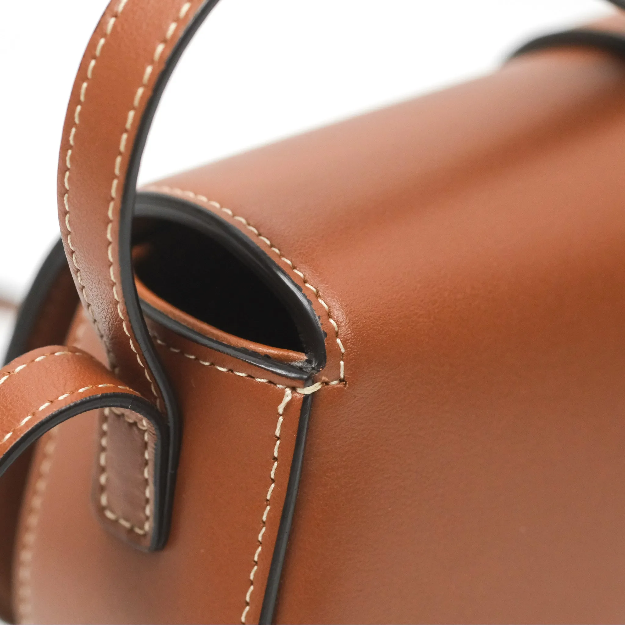 Celine Clutch on Strap Tabou Tan Calfskin