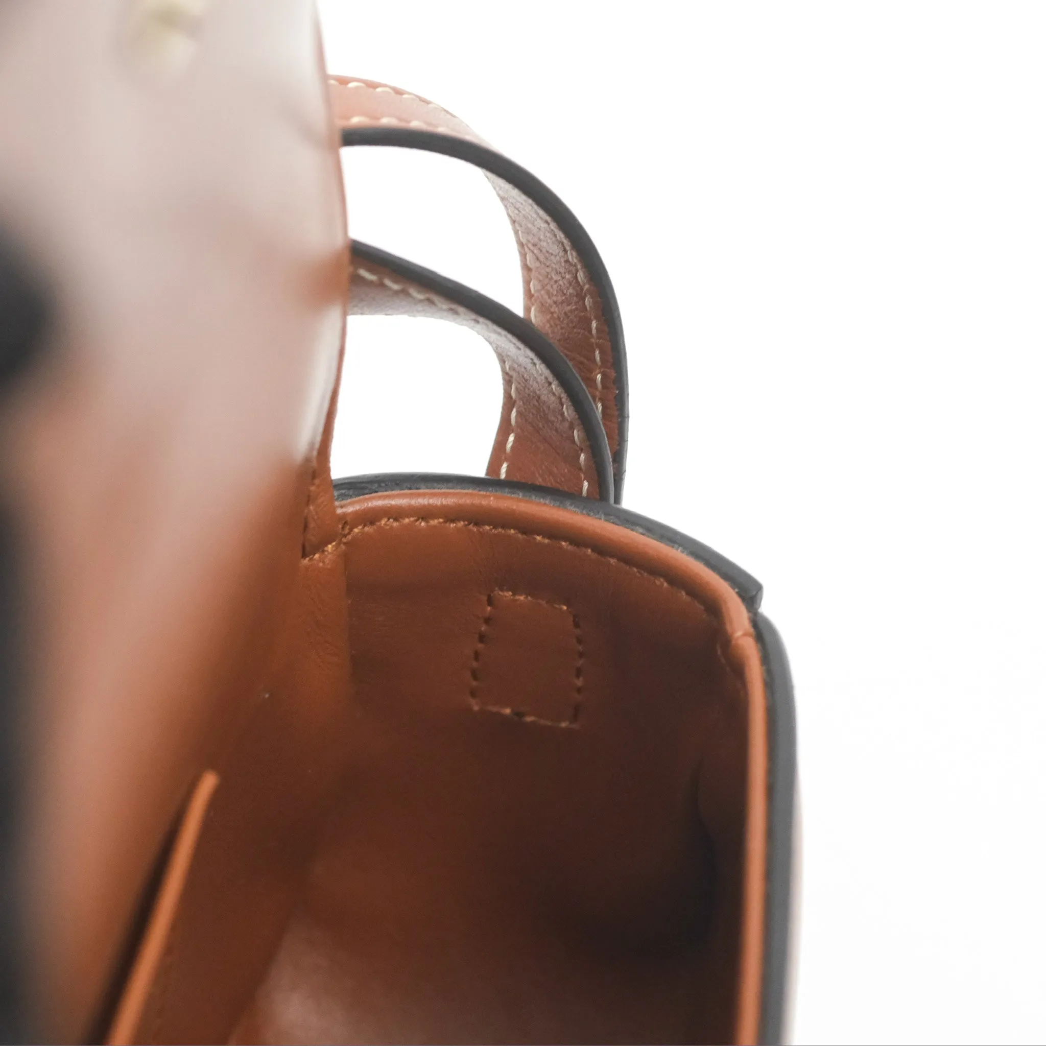 Celine Clutch on Strap Tabou Tan Calfskin