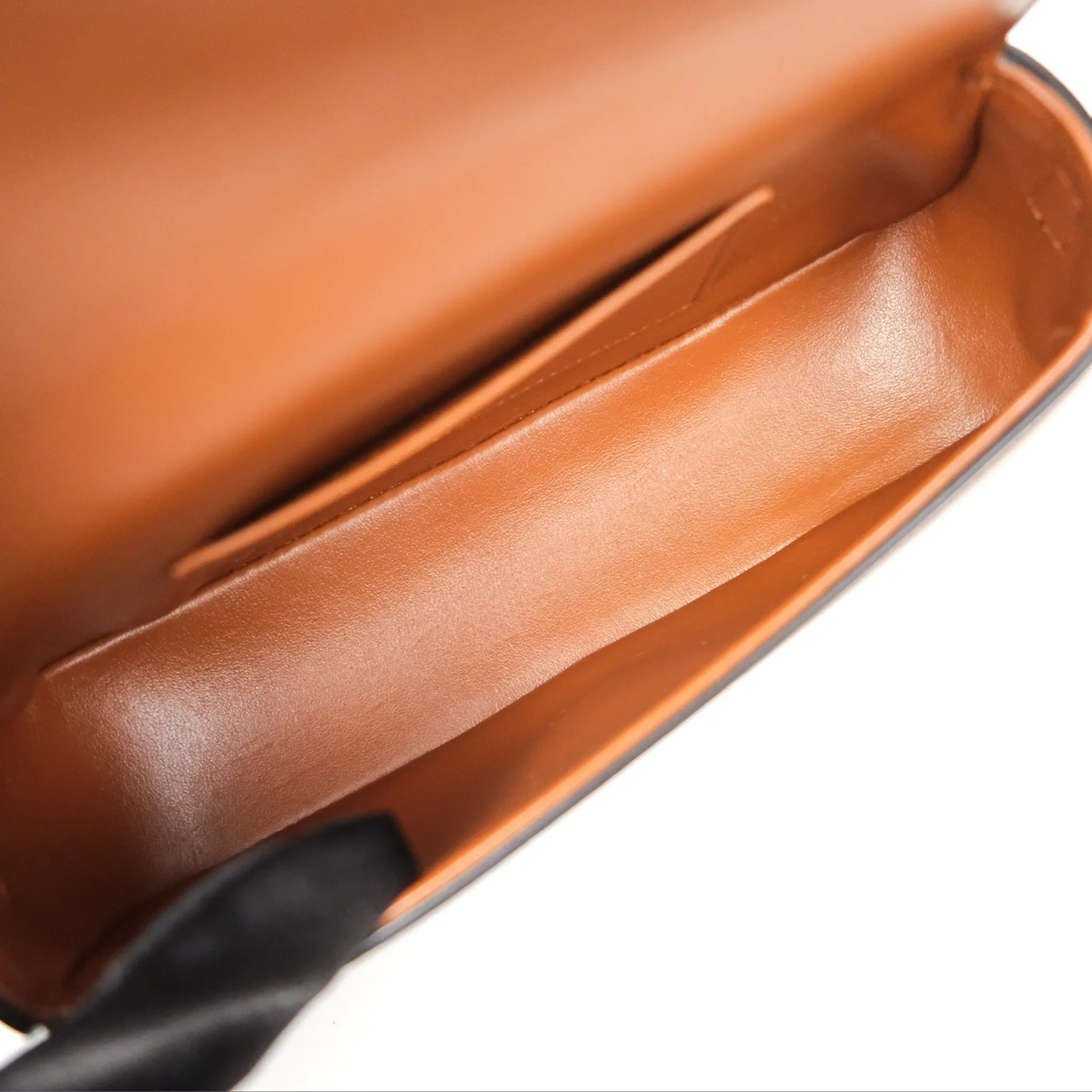 Celine Clutch on Strap Tabou Tan Calfskin