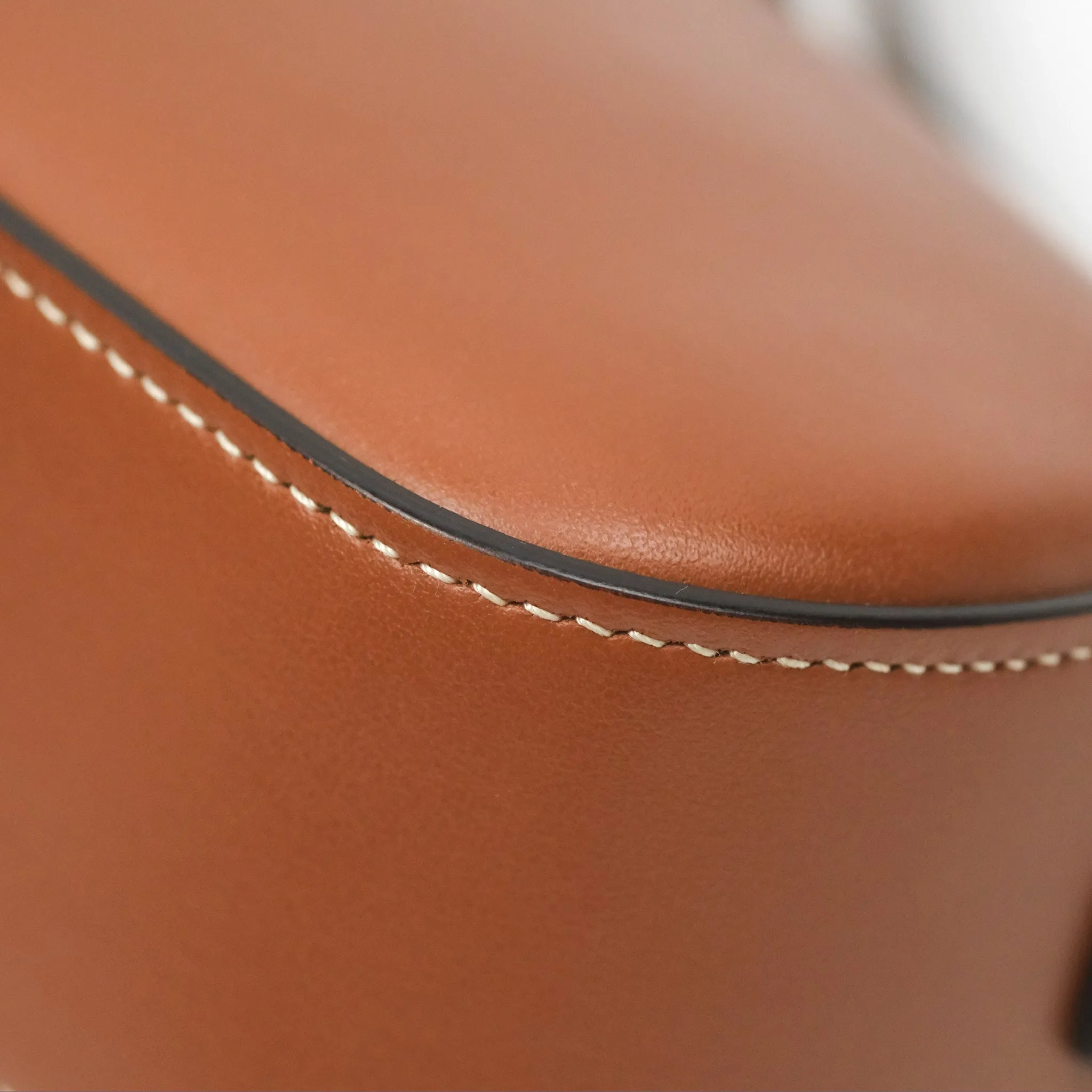 Celine Clutch on Strap Tabou Tan Calfskin