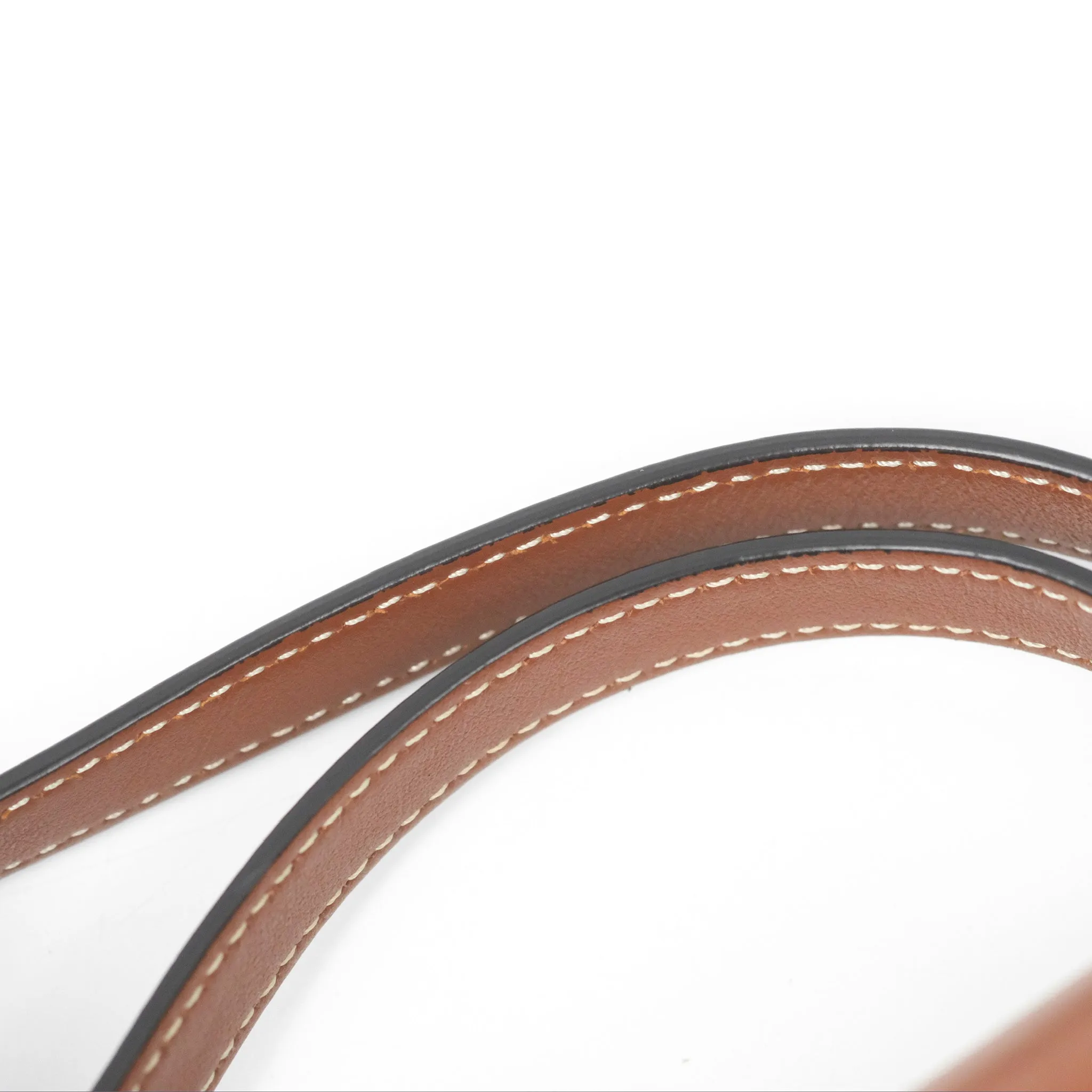 Celine Clutch on Strap Tabou Tan Calfskin