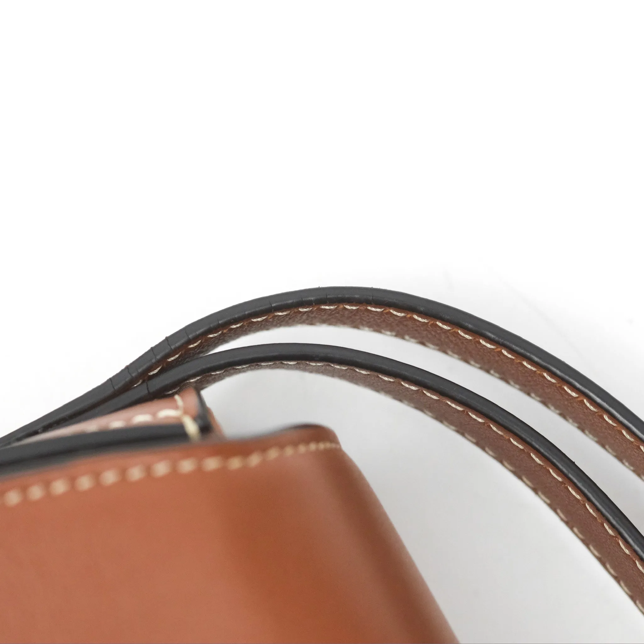 Celine Clutch on Strap Tabou Tan Calfskin