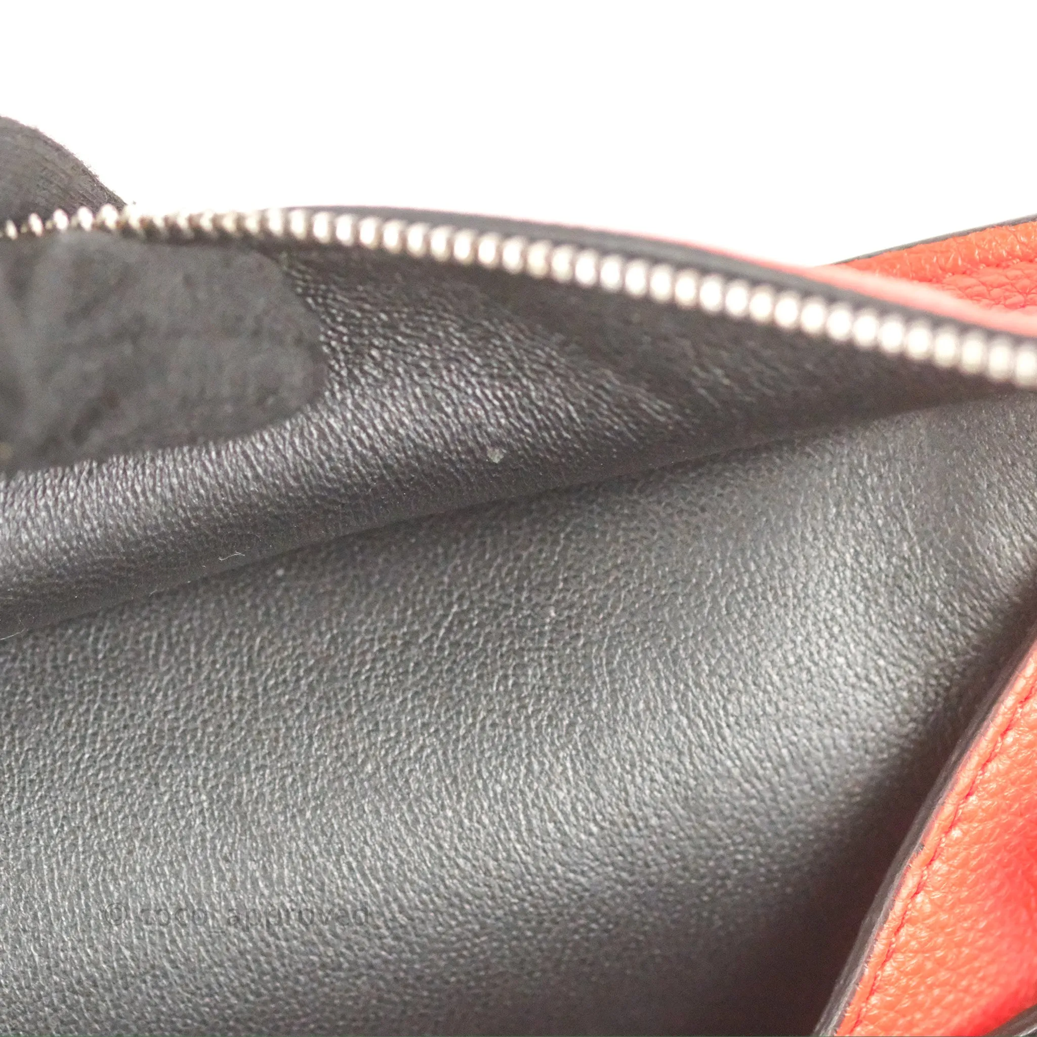 Celine Edge Bag Tomato Red Grained Calfskin