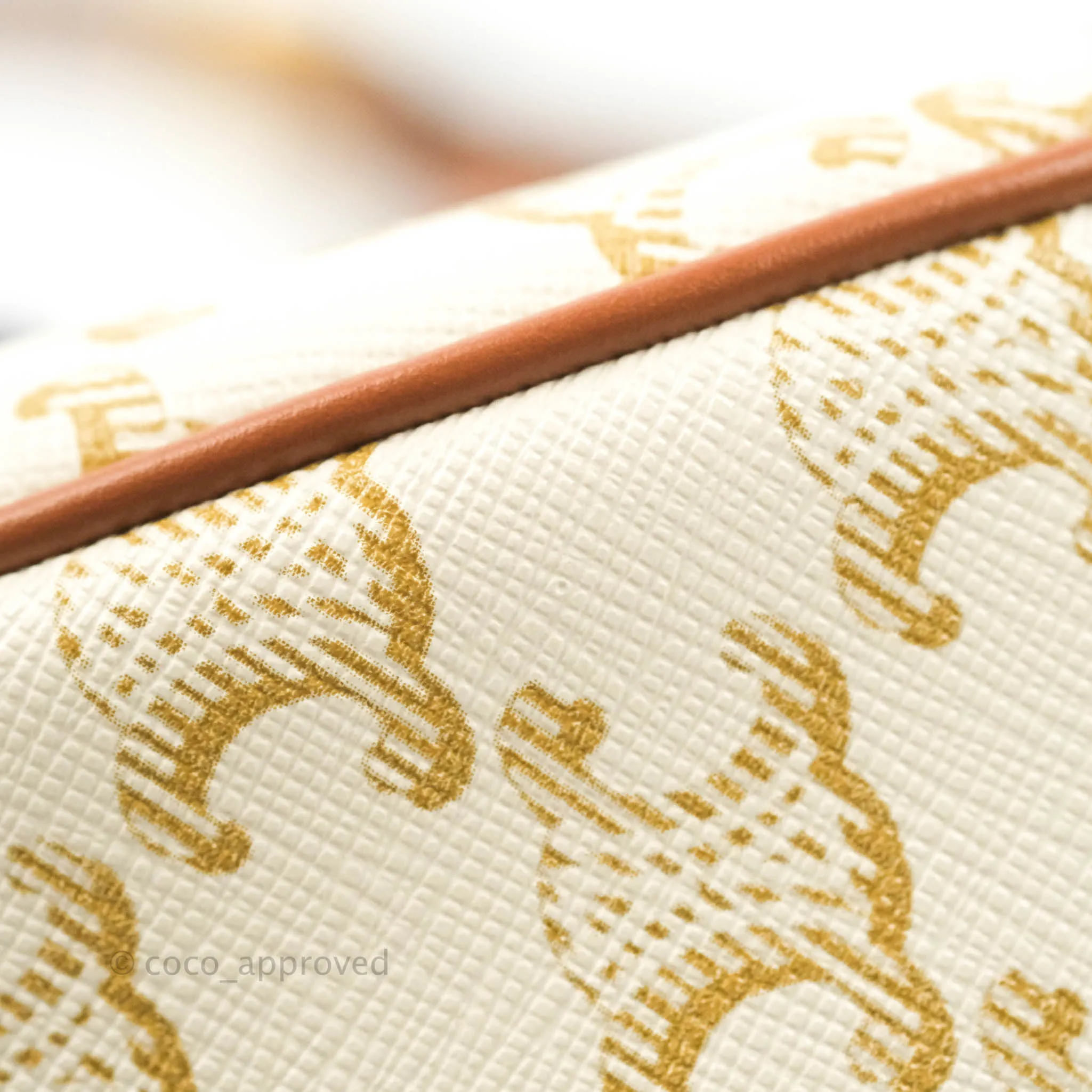 Celine Heart Medium Triomphe White Calfskin
