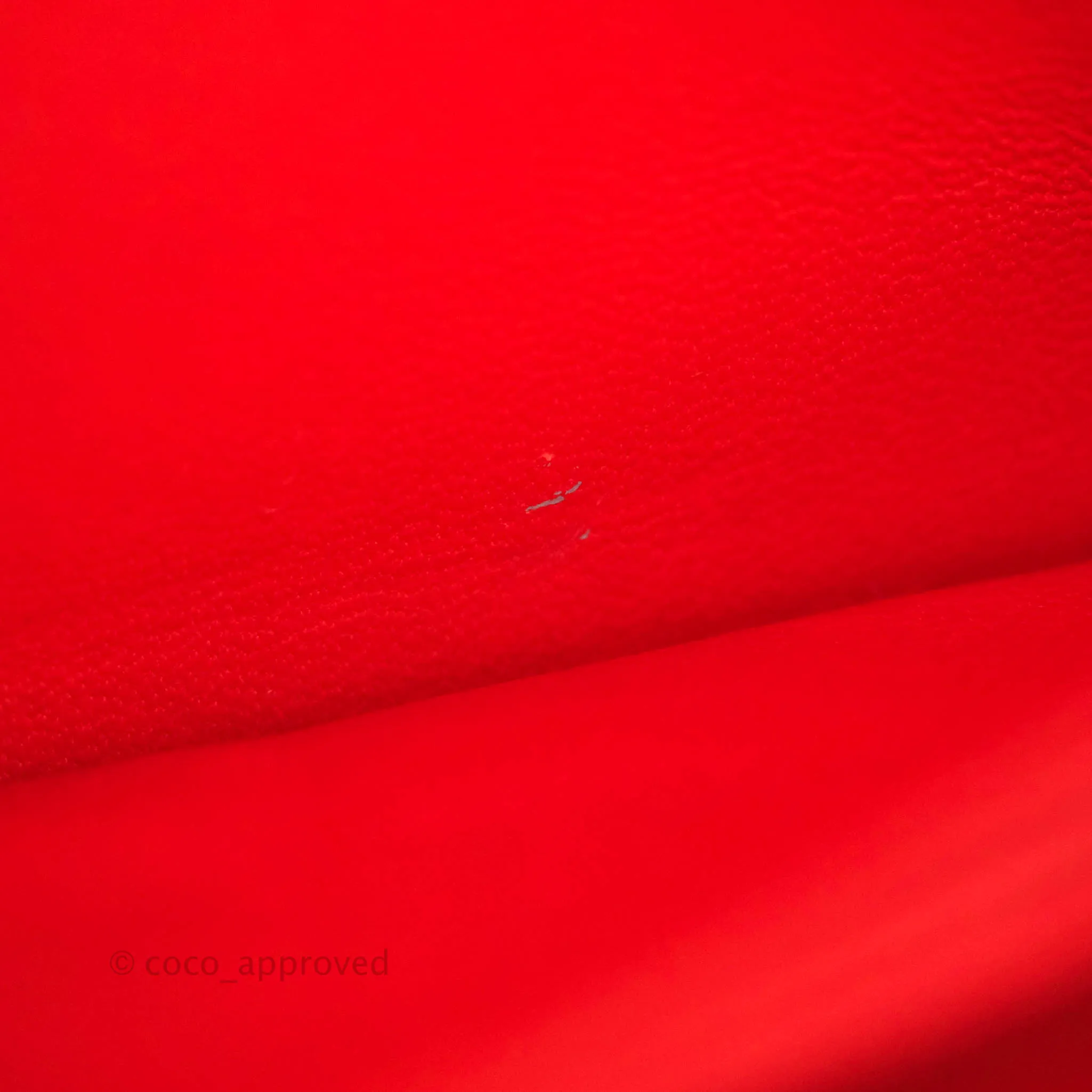 Celine Large Multifunction Flap Wallet Red Grained Leather
