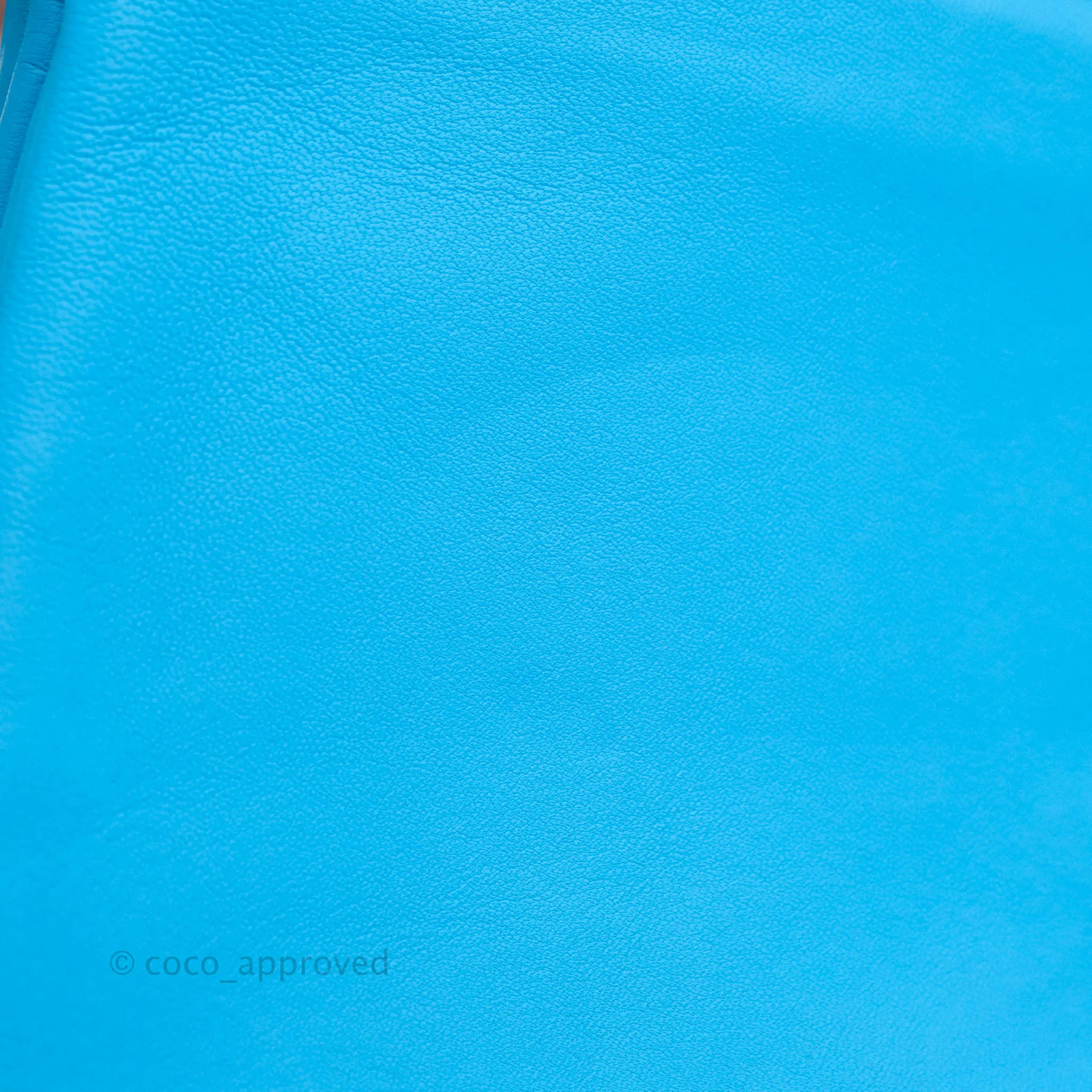 Celine Large Trio Crossbody Bag Sky Blue Lambskin Gold Hardware