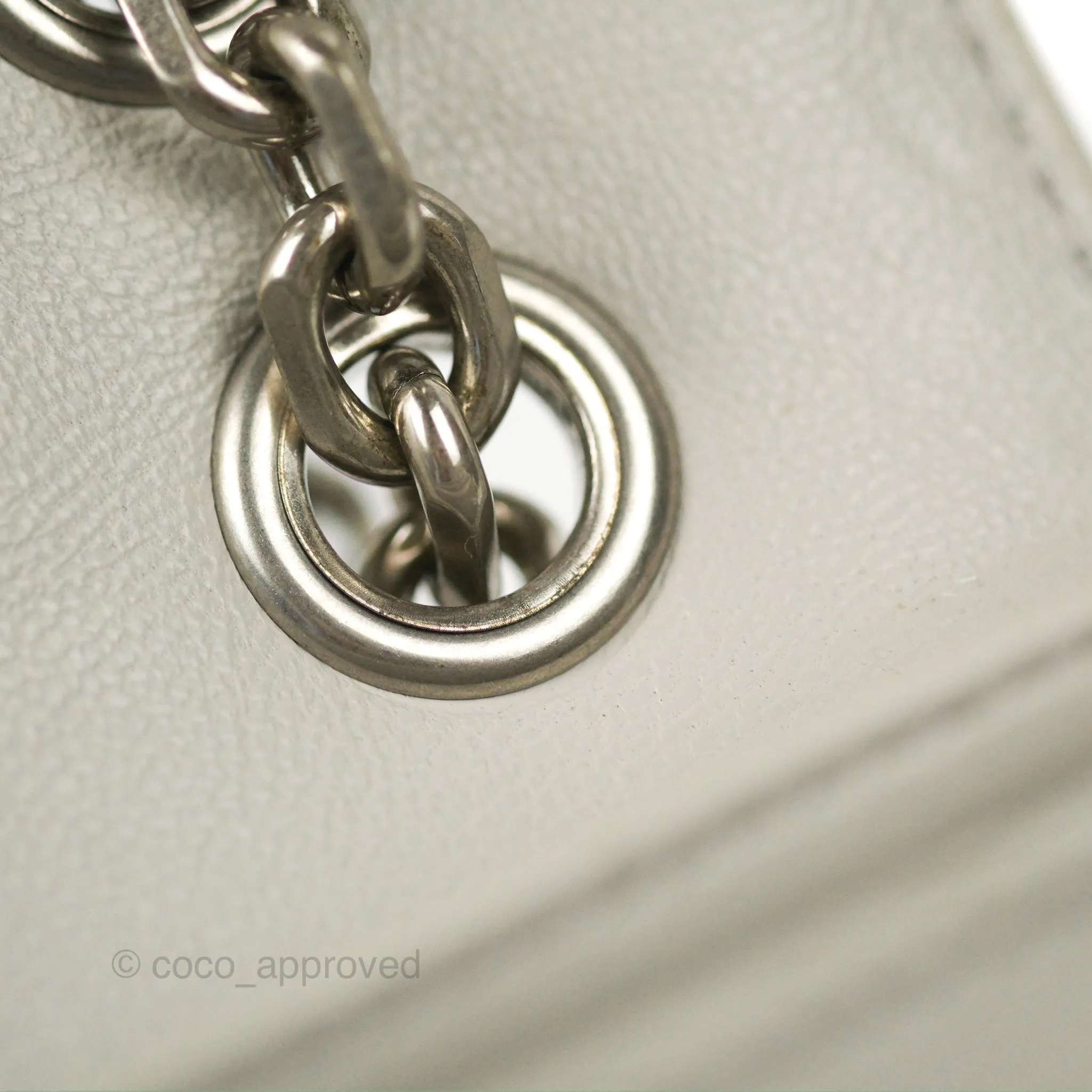 Celine Medium C Bag Light Grey Smooth Calfskin