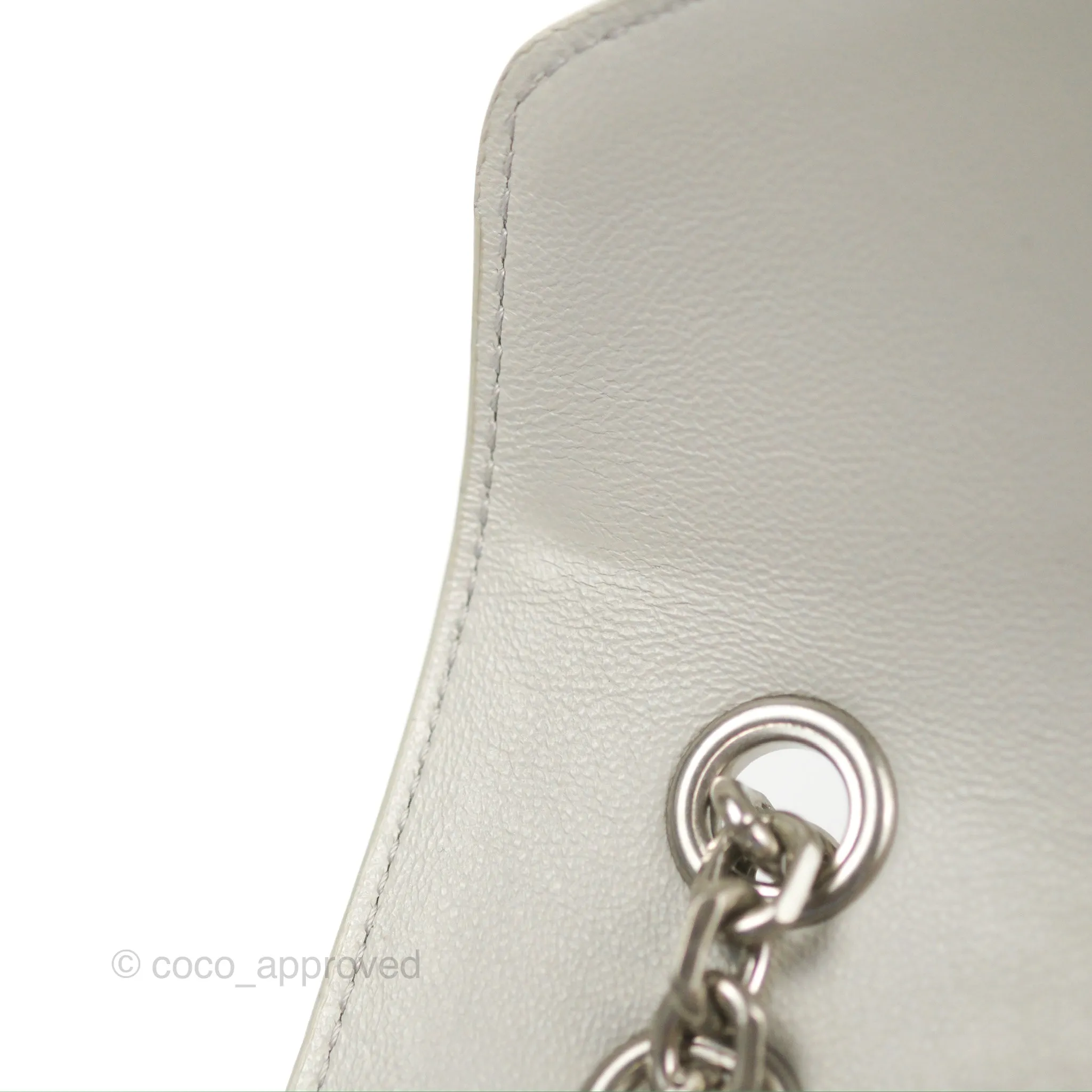 Celine Medium C Bag Light Grey Smooth Calfskin