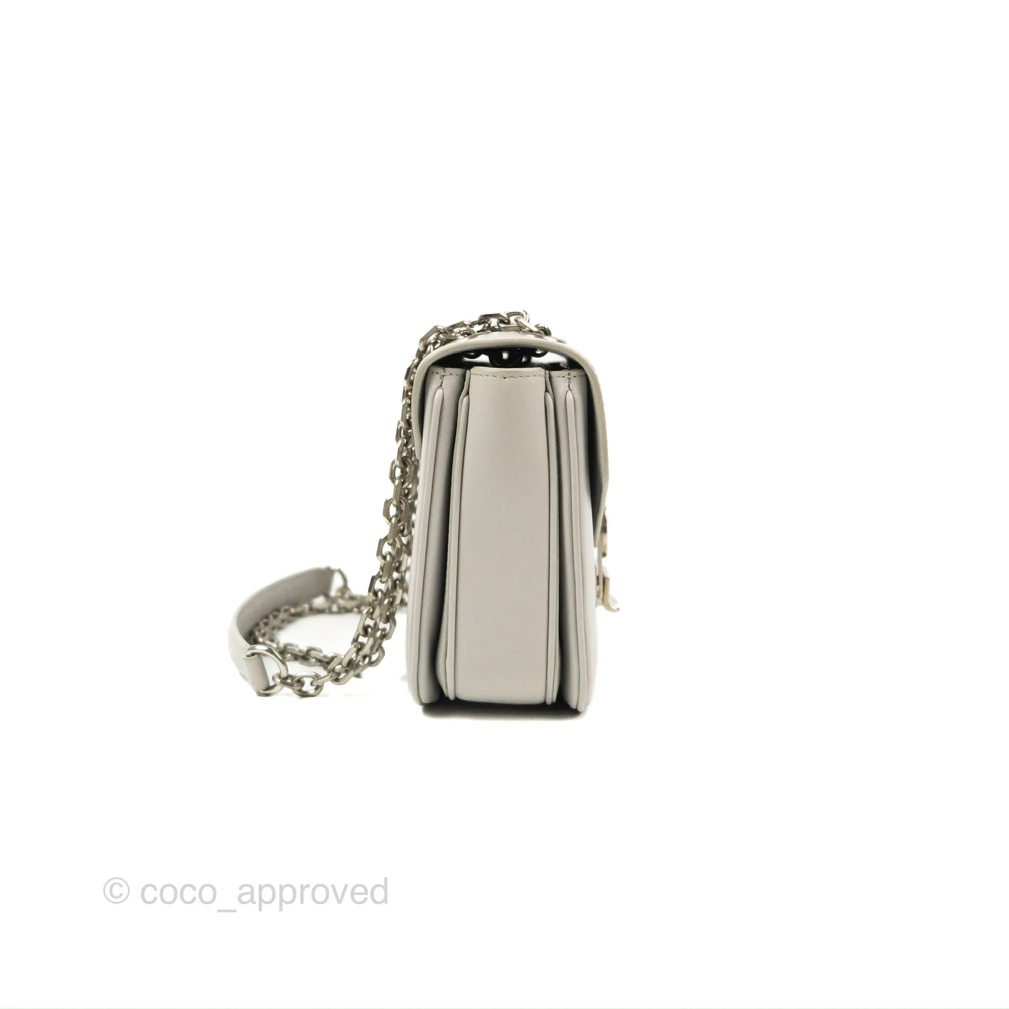 Celine Medium C Bag Light Grey Smooth Calfskin