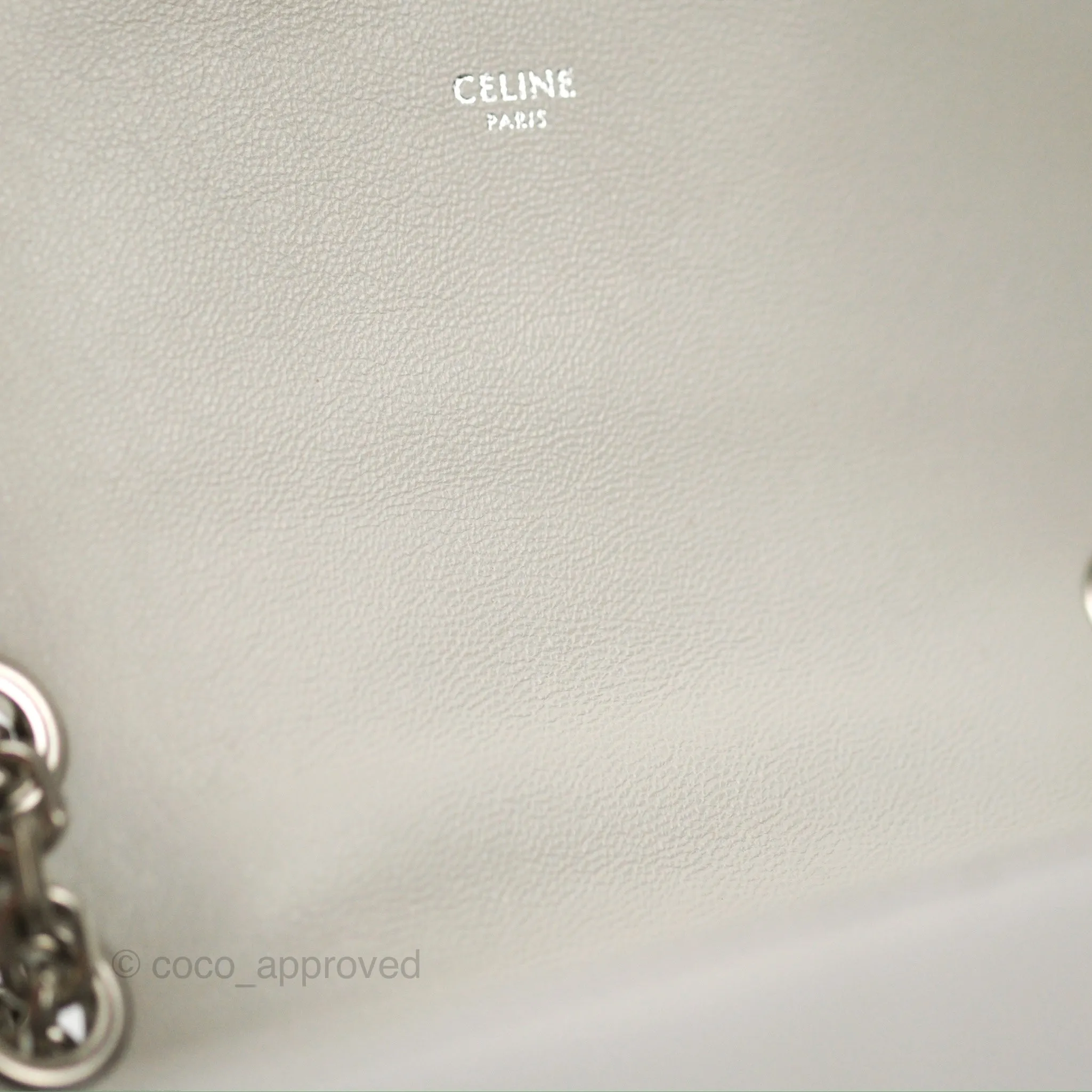 Celine Medium C Bag Light Grey Smooth Calfskin
