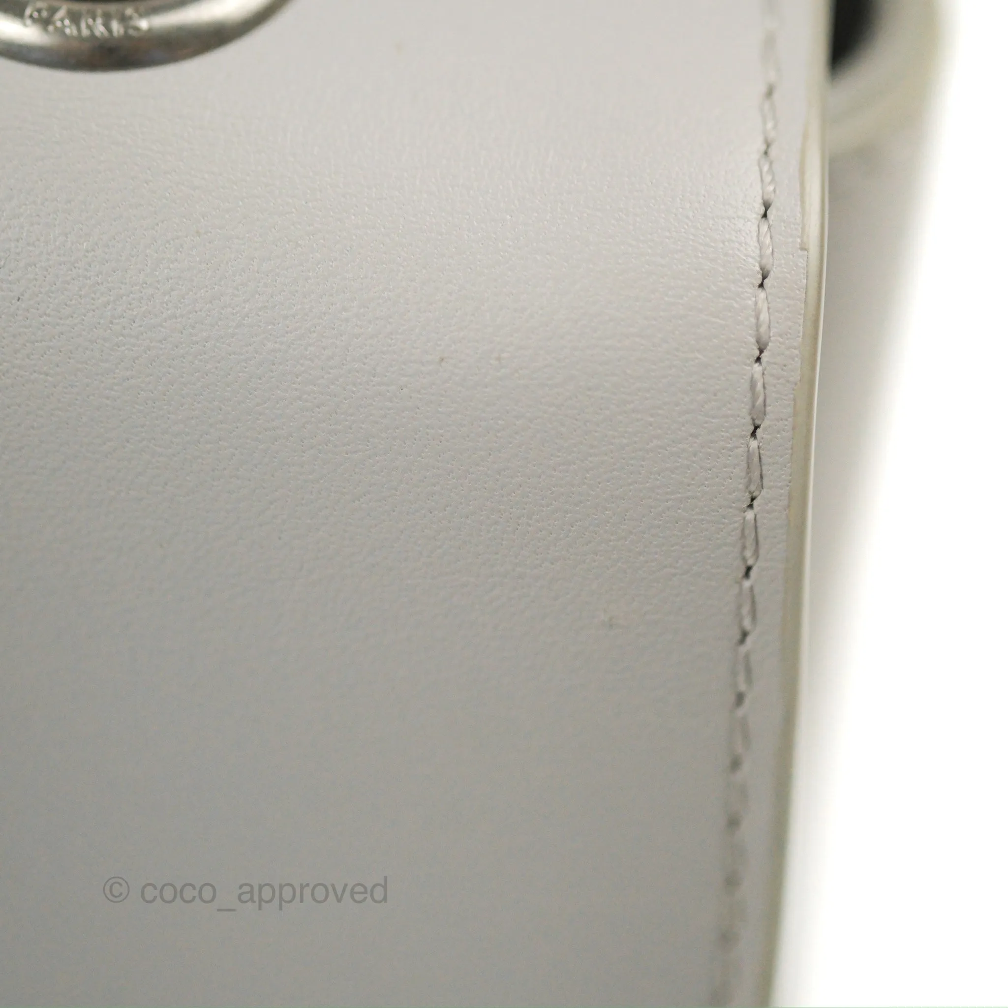 Celine Medium C Bag Light Grey Smooth Calfskin