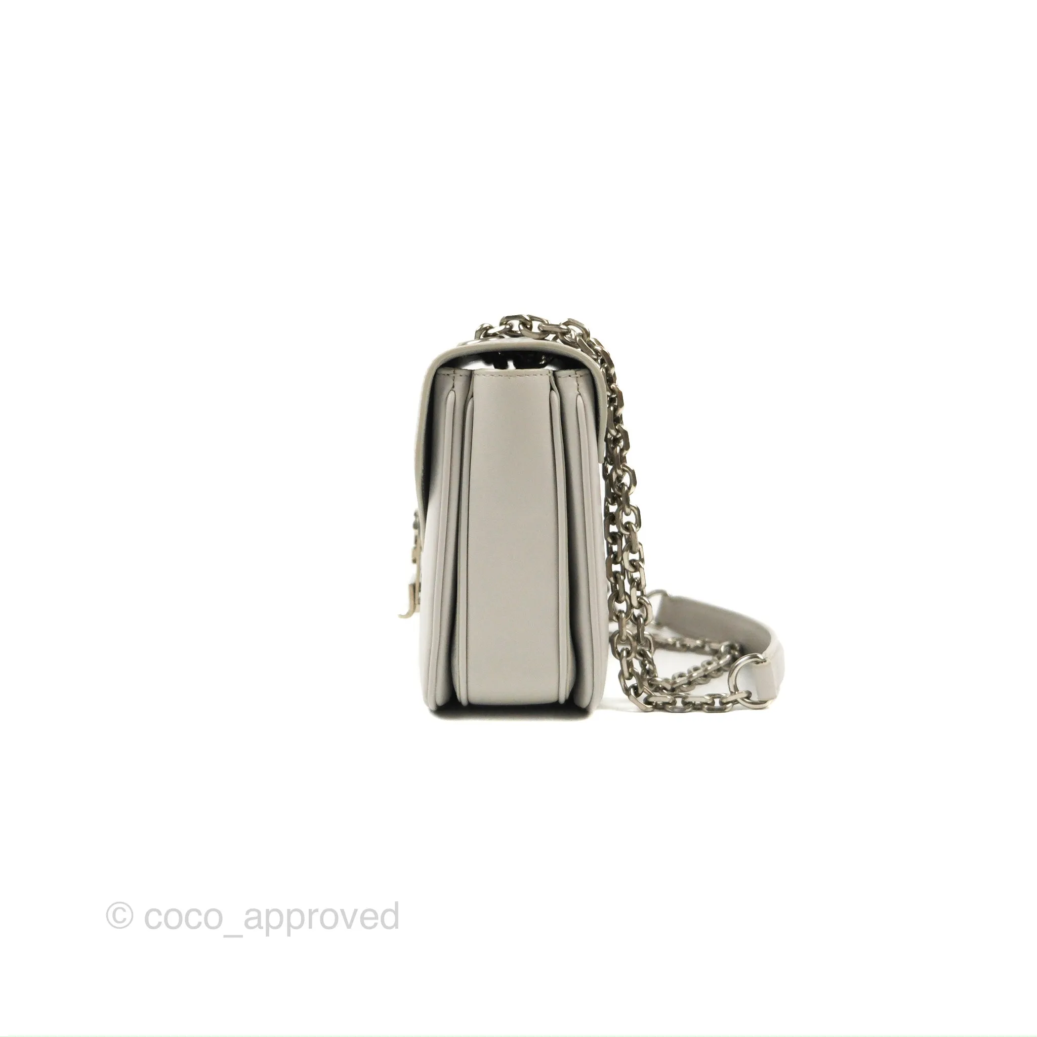 Celine Medium C Bag Light Grey Smooth Calfskin