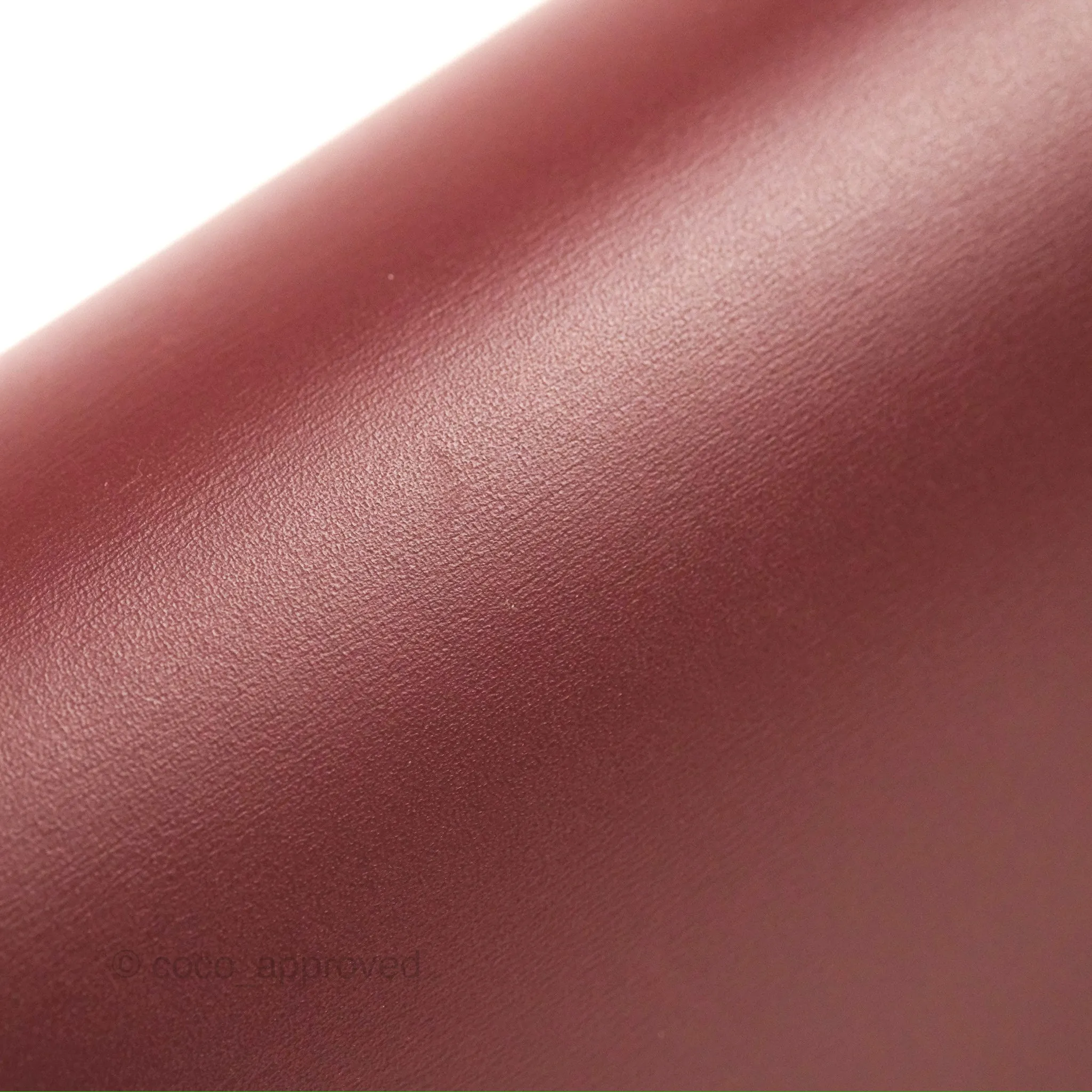 Celine Medium Classic Box Flap Burgundy Calfskin