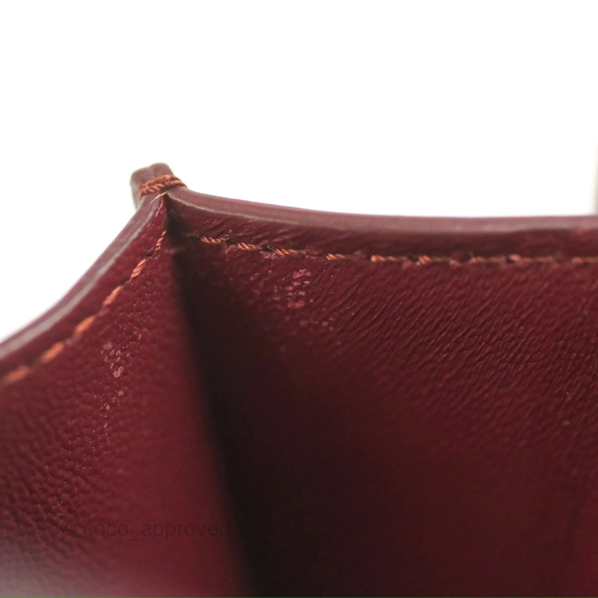 Celine Medium Classic Box Flap Burgundy Calfskin