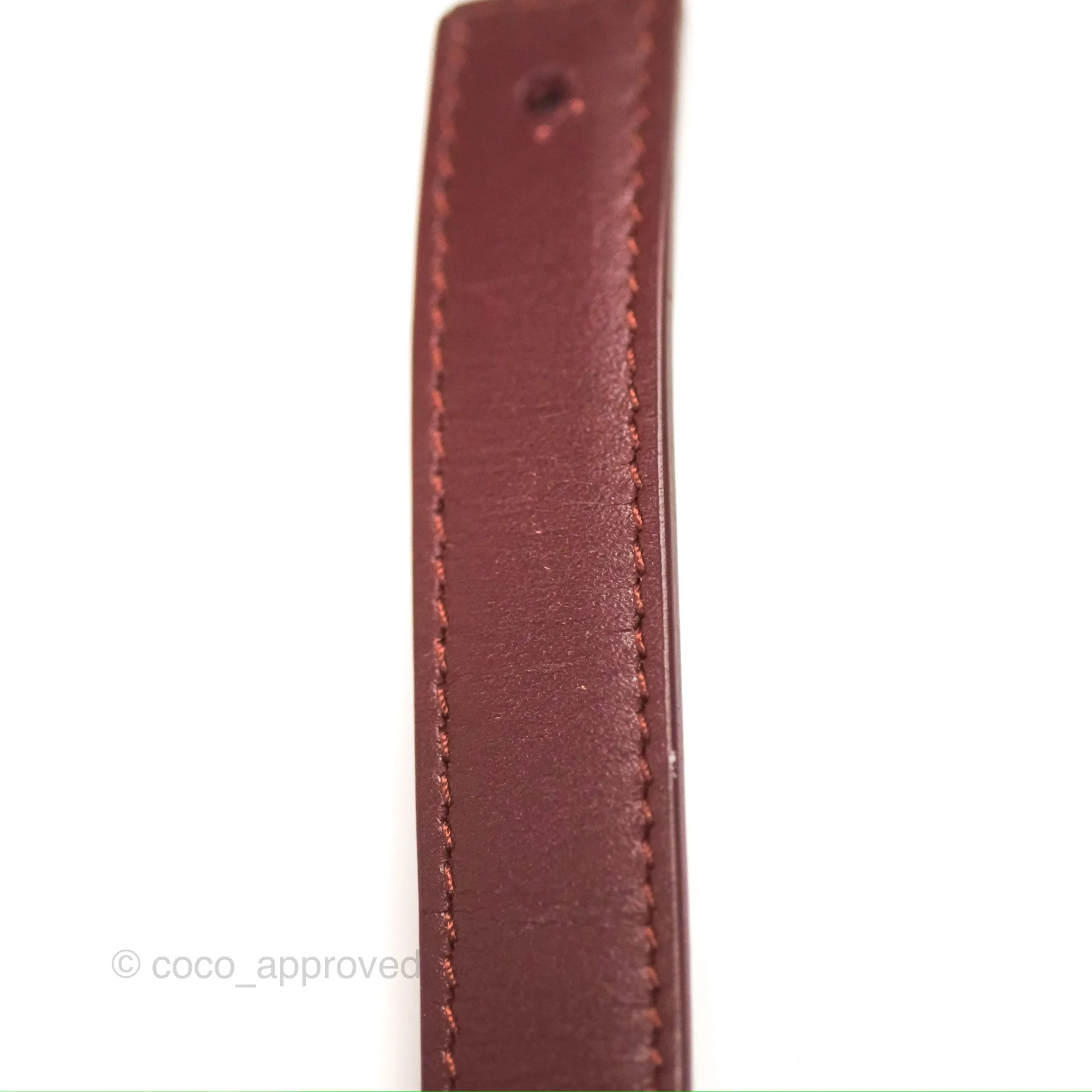 Celine Medium Classic Box Flap Burgundy Calfskin