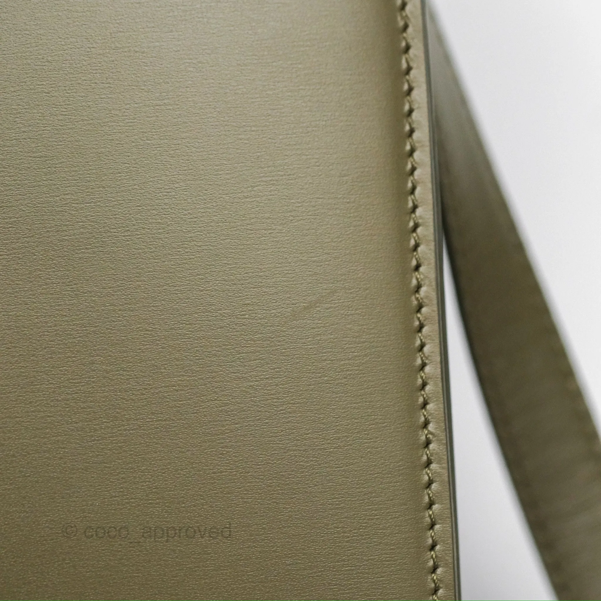 Celine Medium Classic Box Flap Dark Olive Green Box Calfskin Gold Hardware