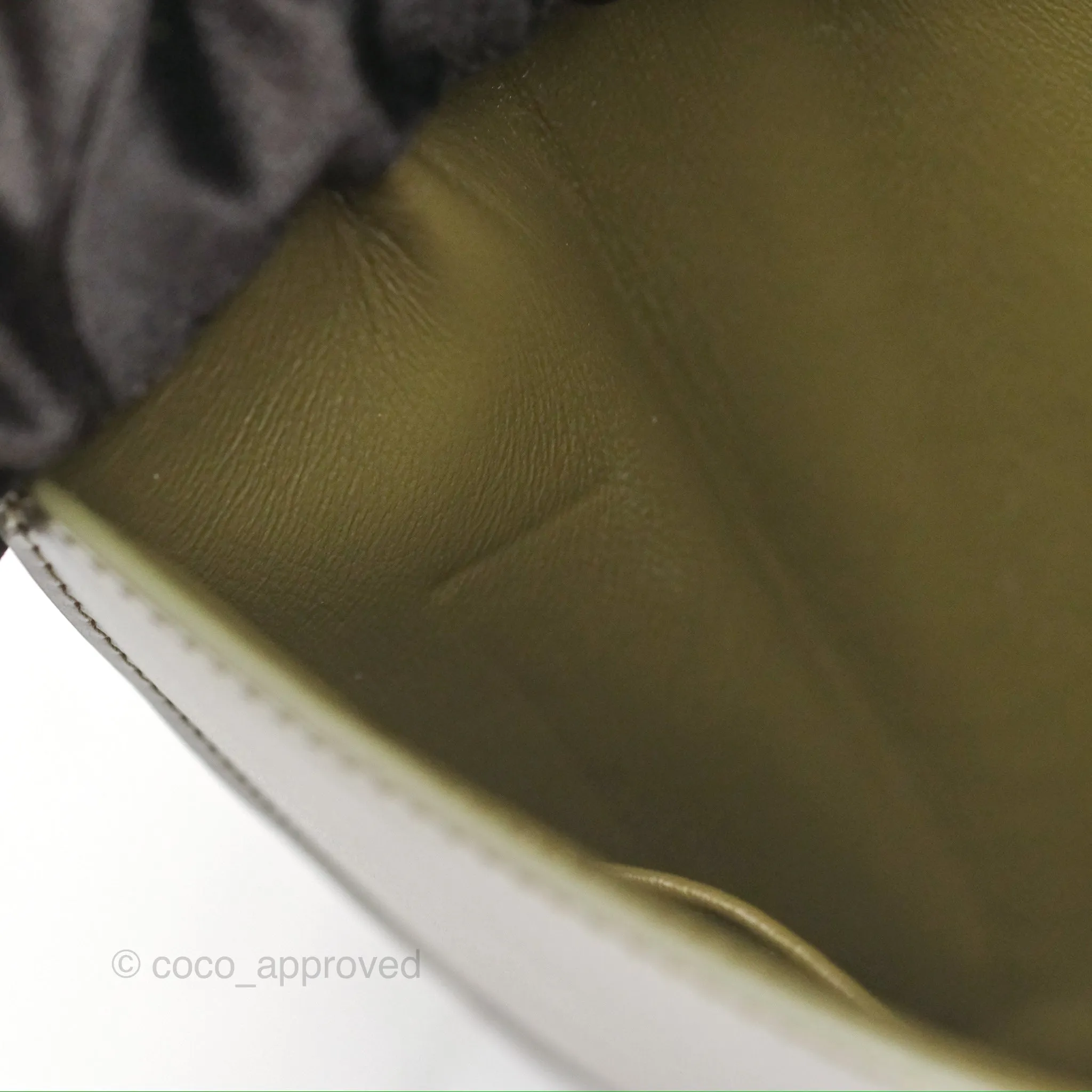 Celine Medium Classic Box Flap Dark Olive Green Box Calfskin Gold Hardware