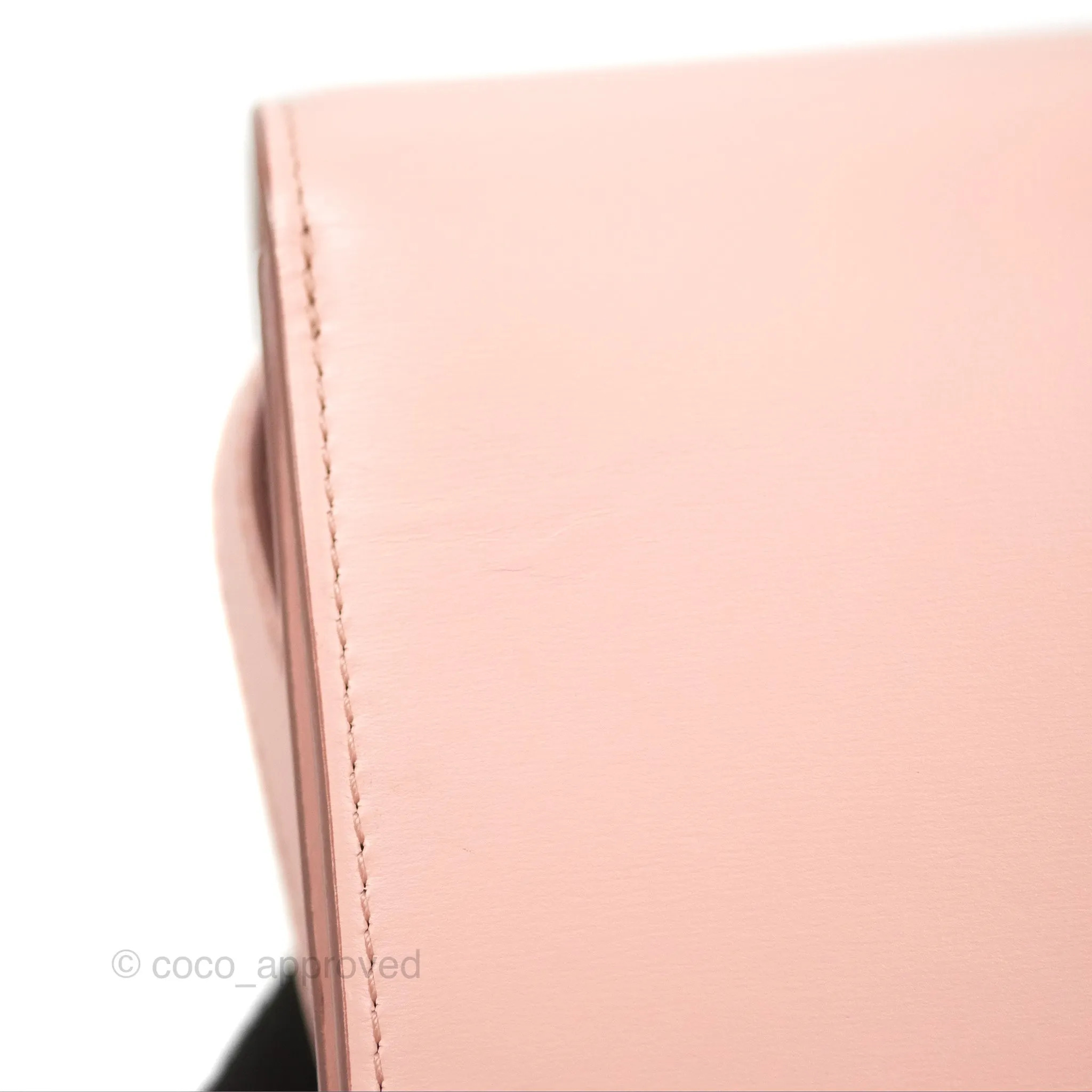 Celine Medium Classic Box Flap Light Pink Box Calfskin Silver Hardware