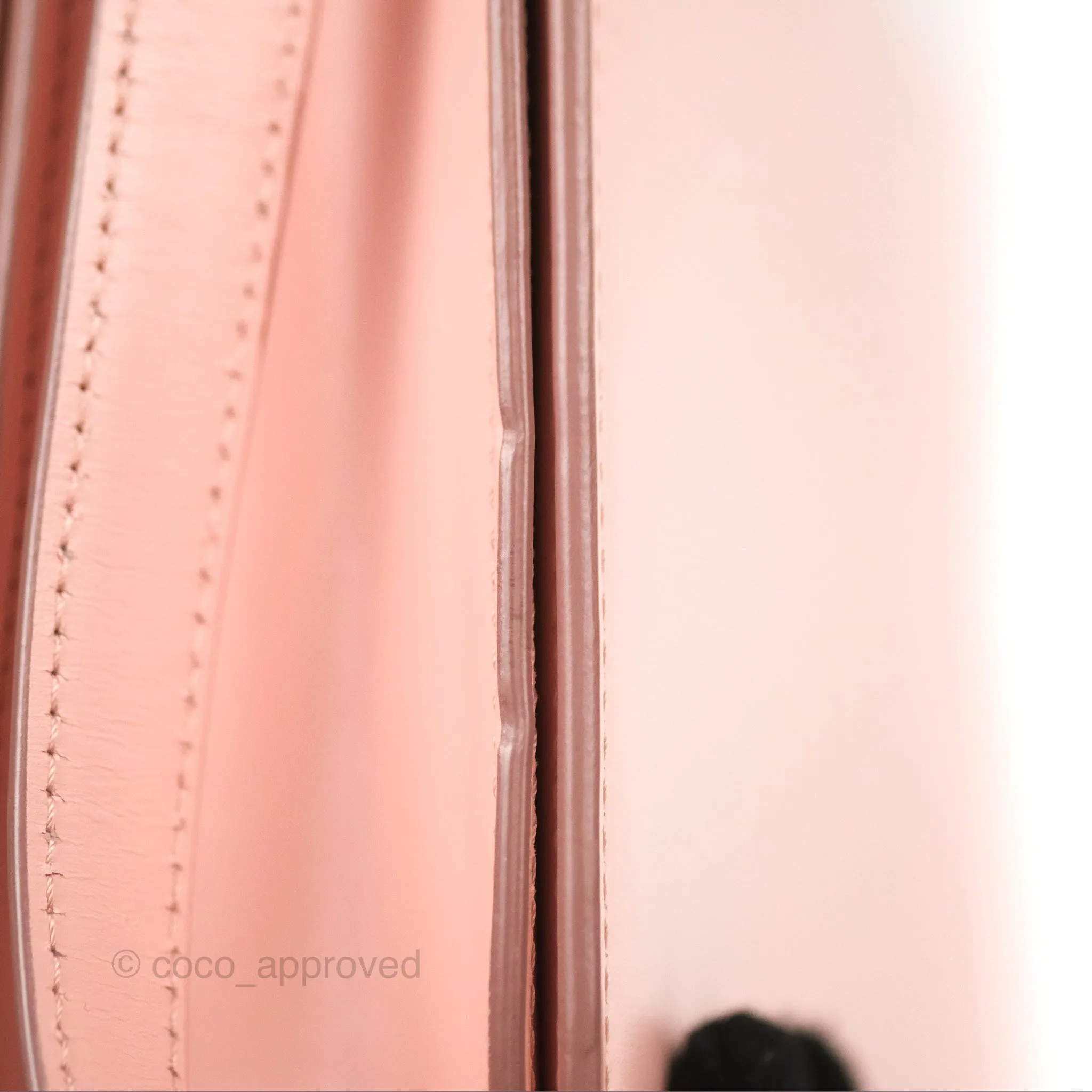 Celine Medium Classic Box Flap Light Pink Box Calfskin Silver Hardware