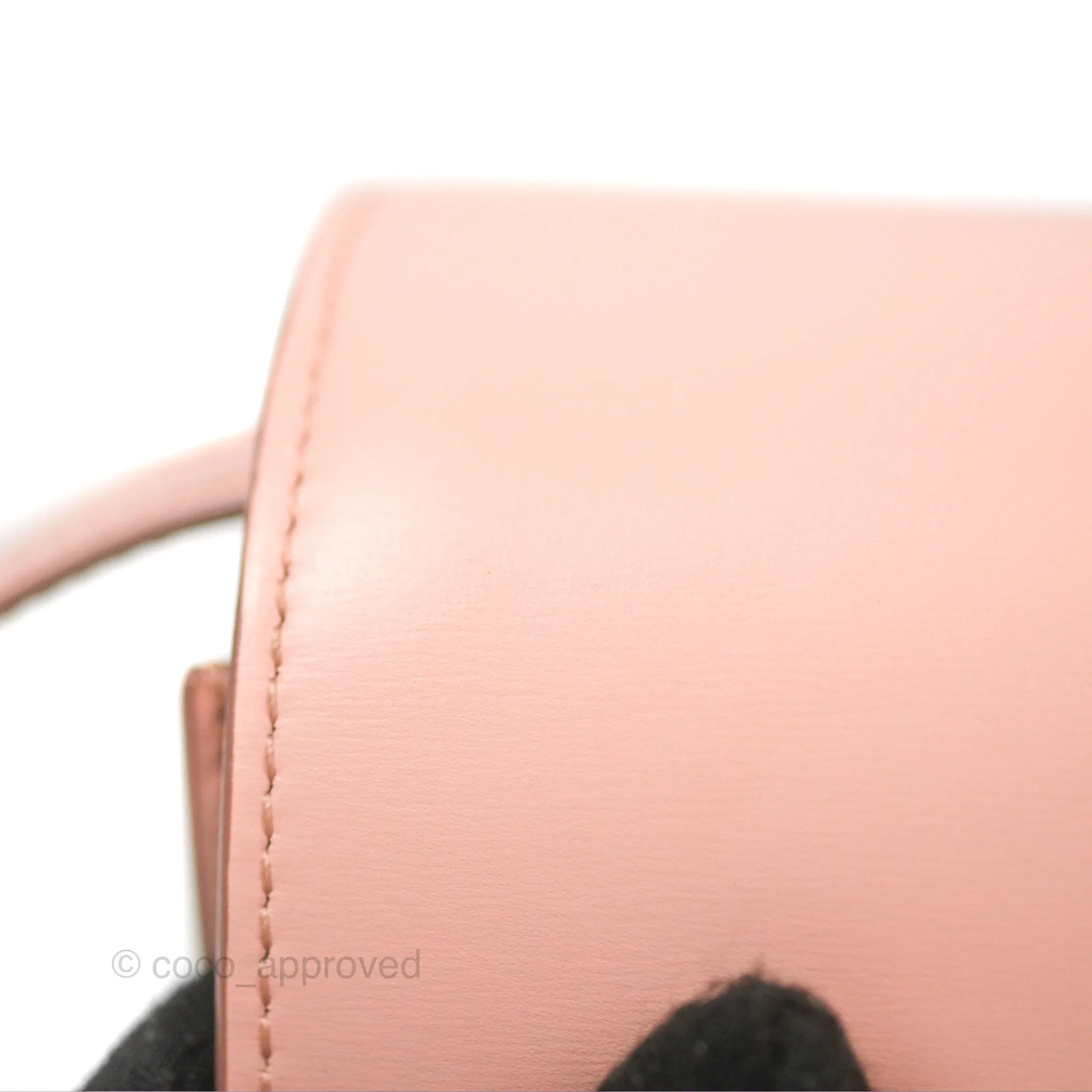 Celine Medium Classic Box Flap Light Pink Box Calfskin Silver Hardware
