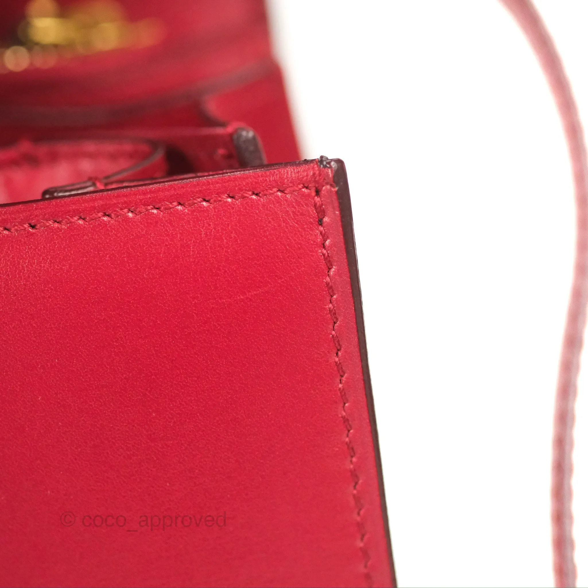 Celine Medium Classic Box Flap Red Calfskin