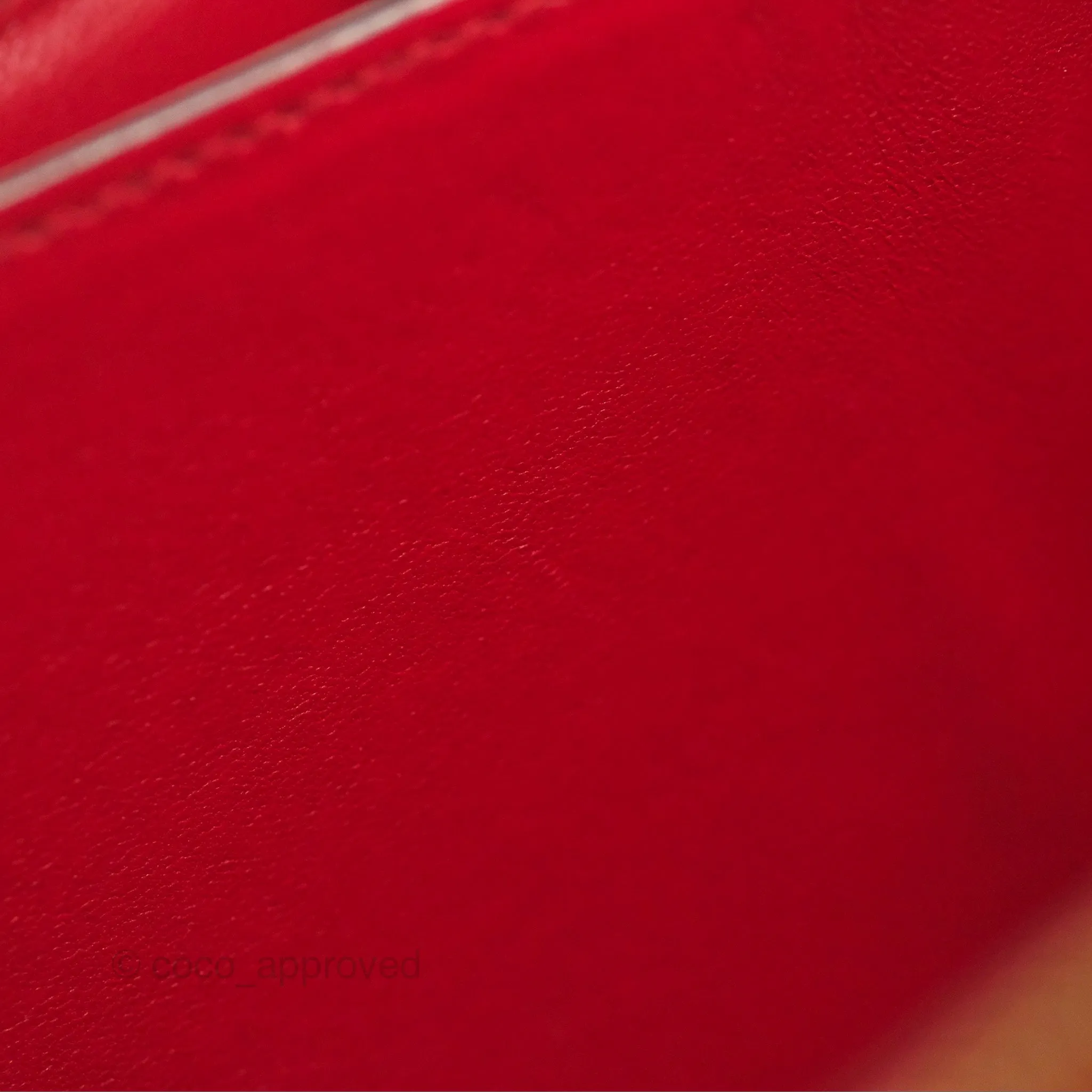 Celine Medium Classic Box Flap Red Calfskin