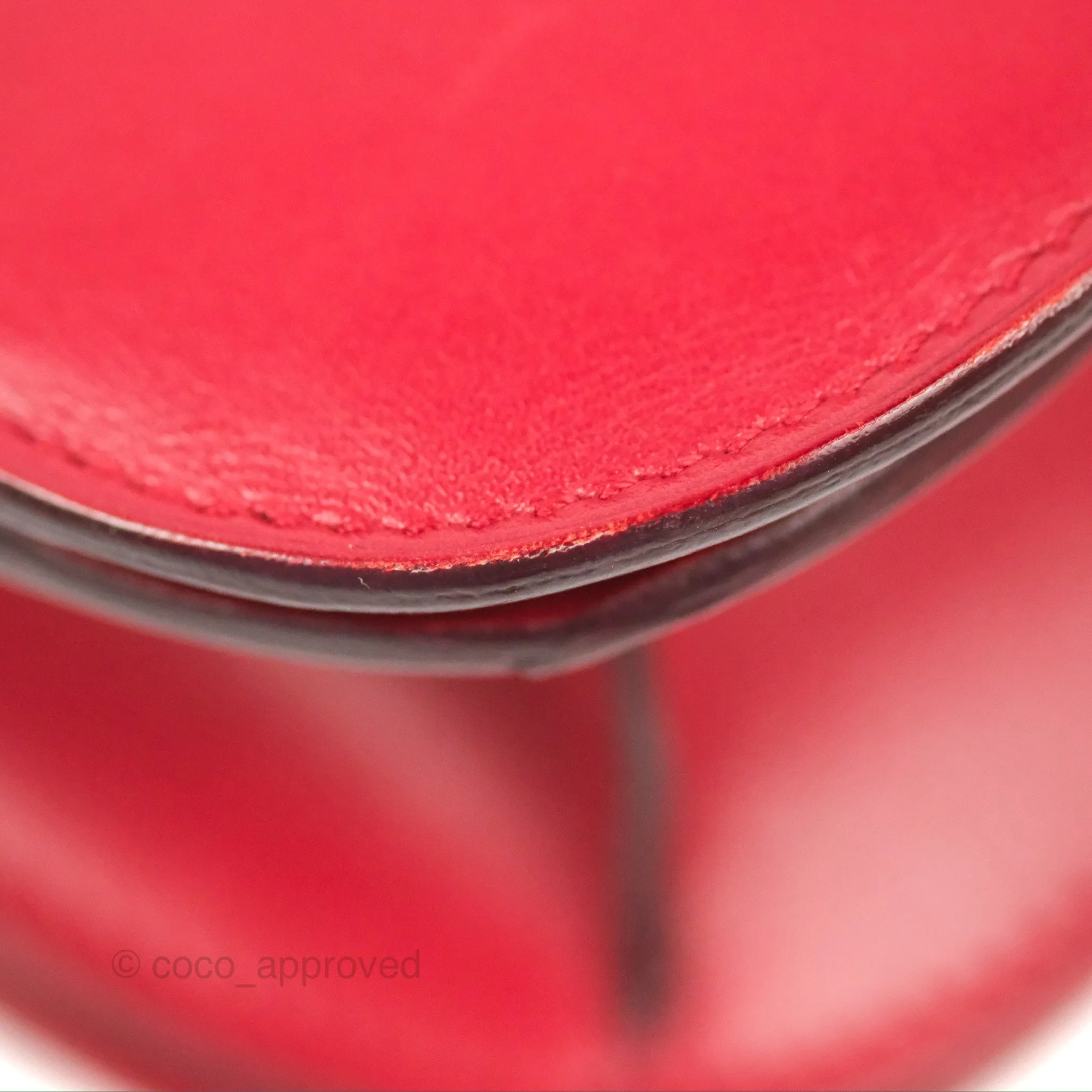 Celine Medium Classic Box Flap Red Calfskin