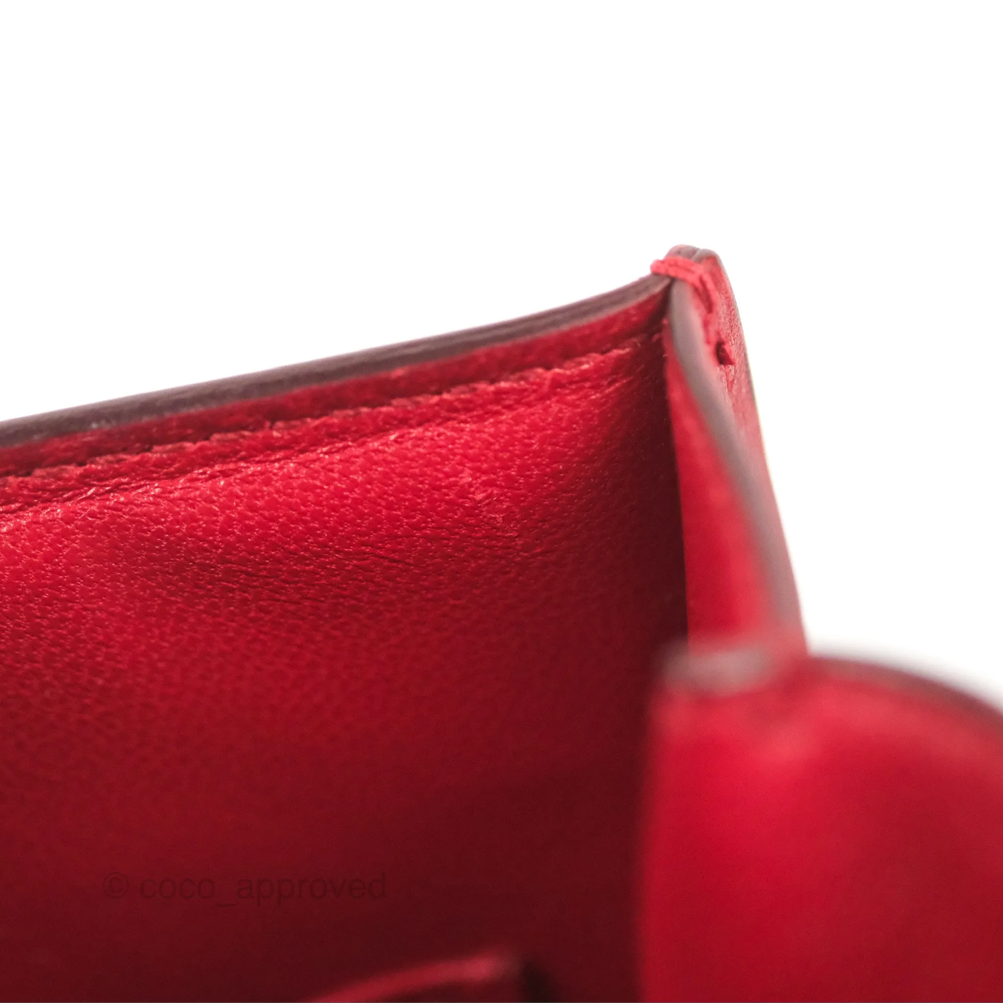 Celine Medium Classic Box Flap Red Calfskin