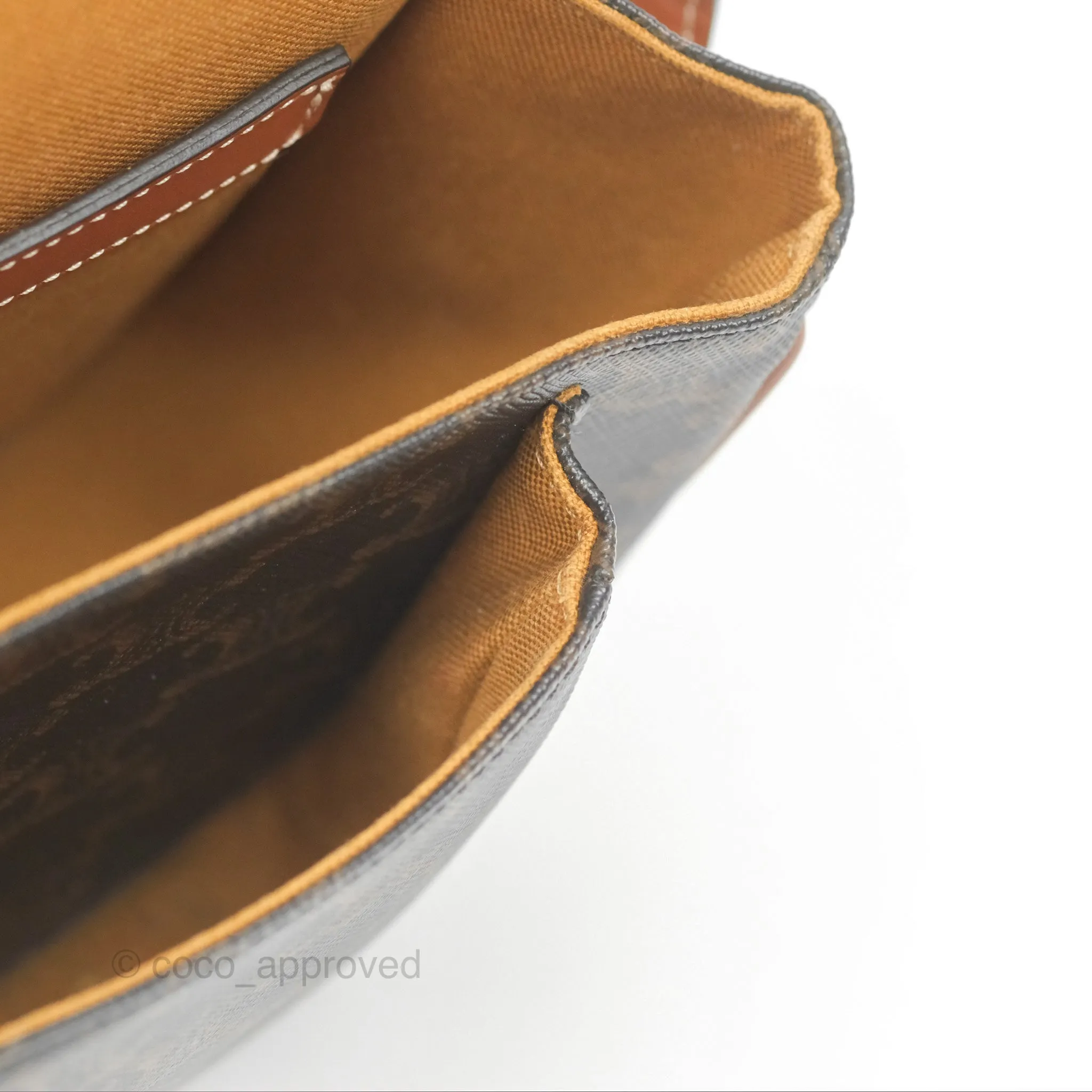 Celine Medium Folco Bag Triomphe Canvas Tan