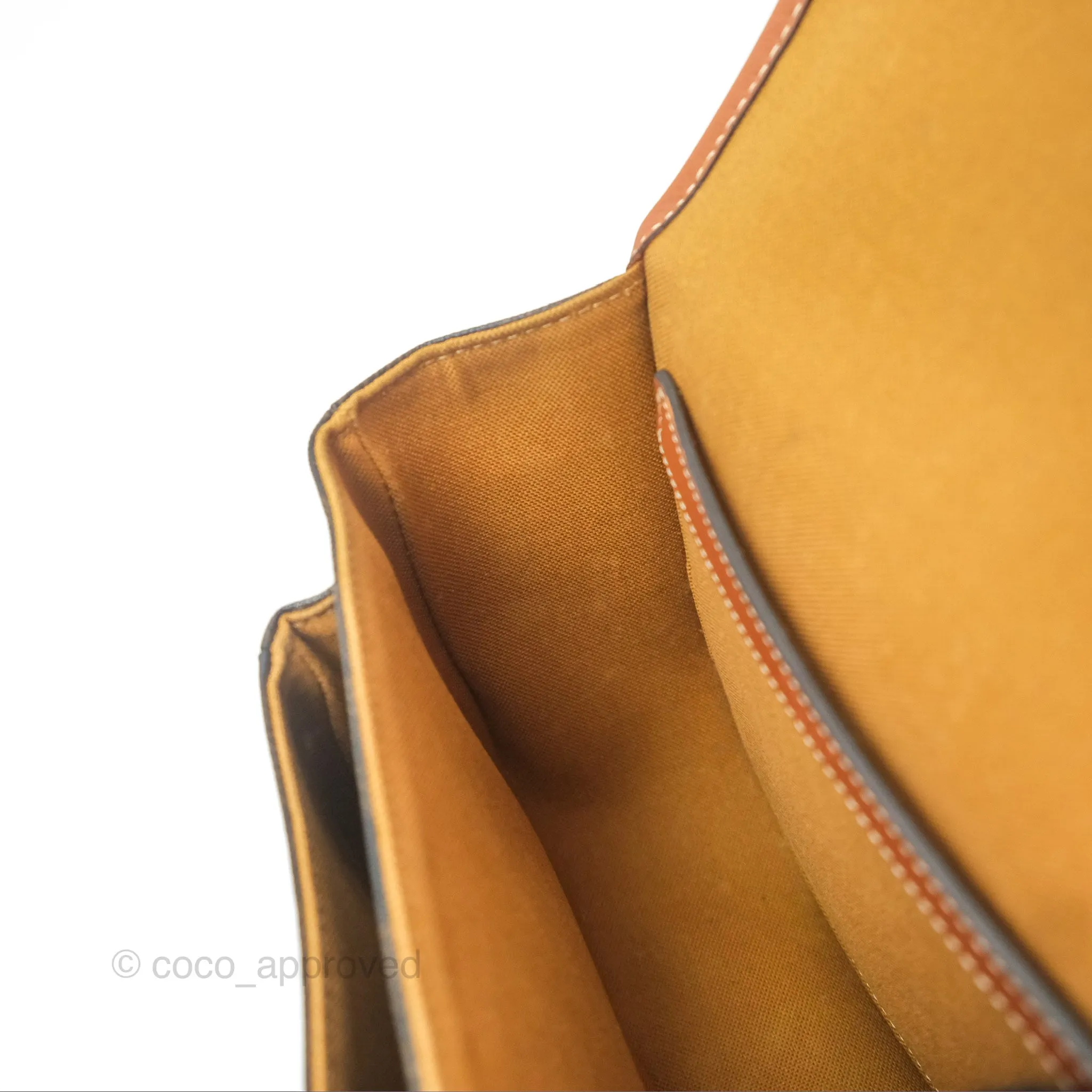 Celine Medium Folco Bag Triomphe Canvas Tan