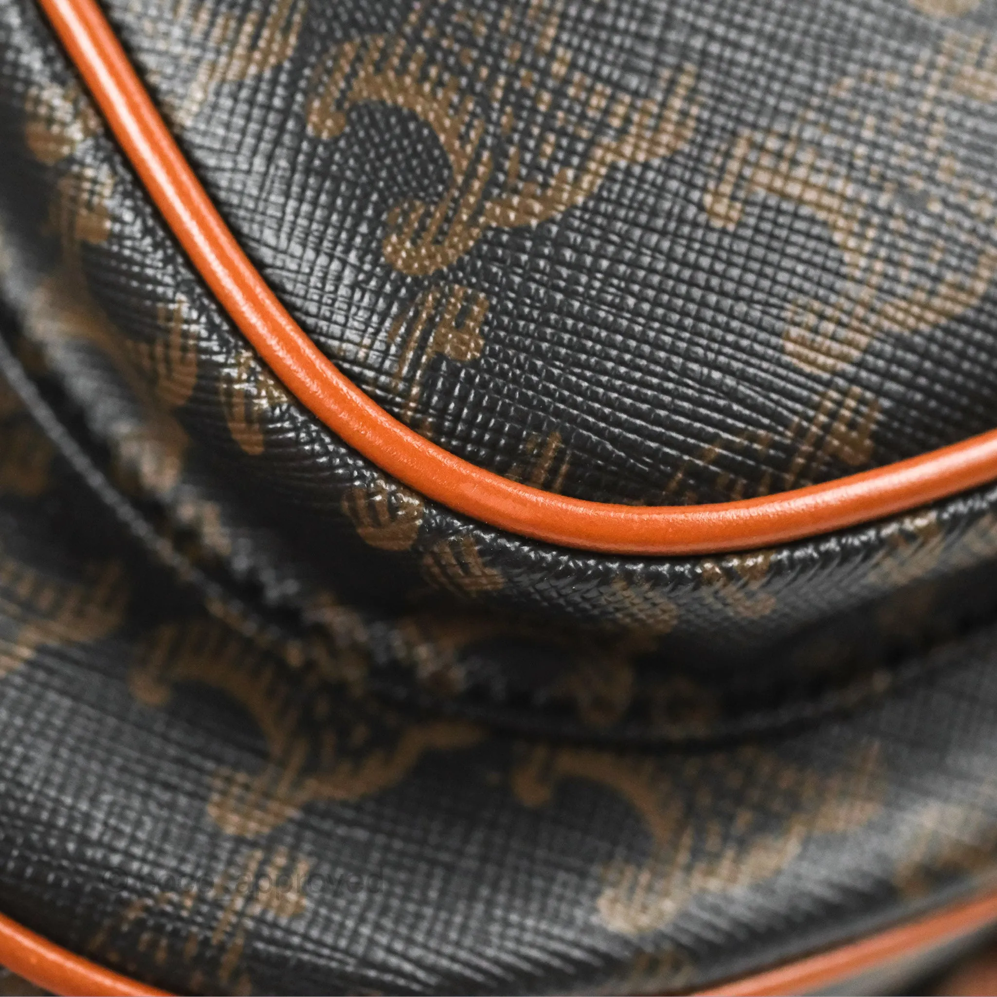 Celine Medium Folco Bag Triomphe Canvas Tan