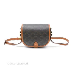 Celine Medium Folco Bag Triomphe Canvas Tan