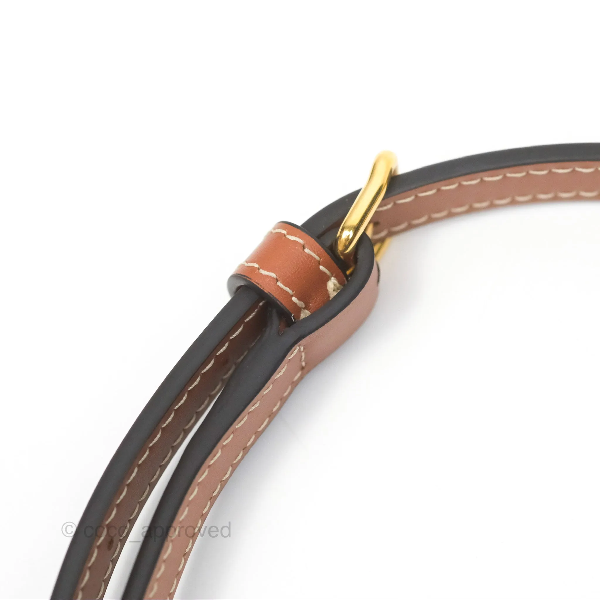 Celine Medium Tilly Bag In Triomphe Canvas and Calfskin Tan