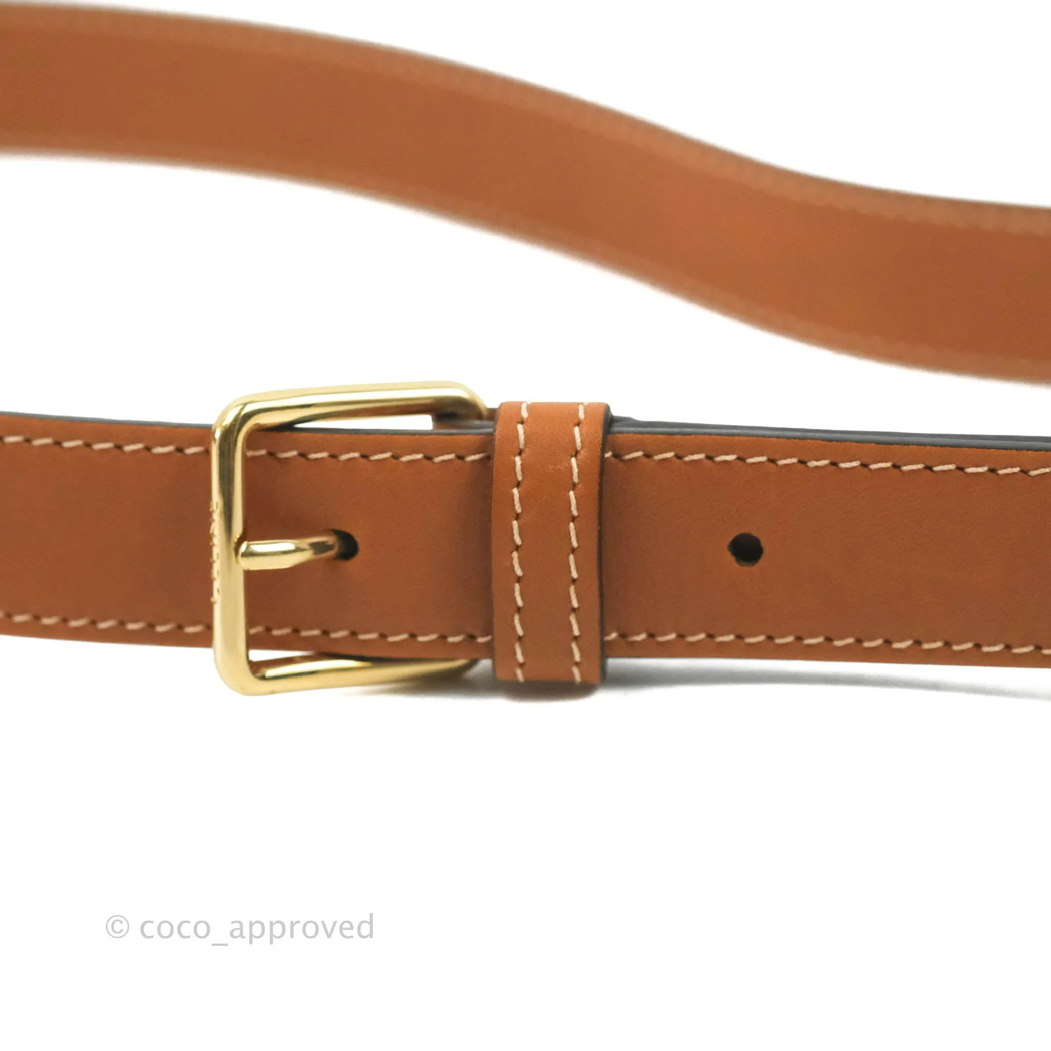 Celine Medium Triomphe Bag Chaine Triomphe Jacquard Canvas Tan Calfskin