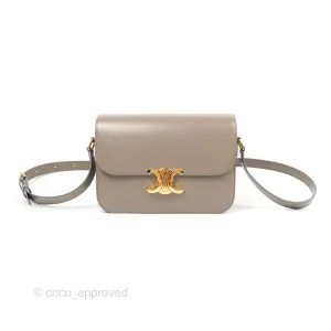 Celine Medium Triomphe Bag Pebble Shiny Calfskin