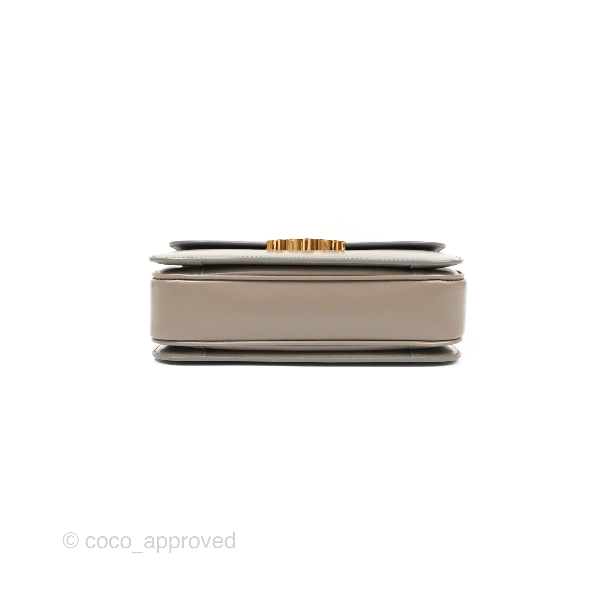 Celine Medium Triomphe Bag Pebble Shiny Calfskin