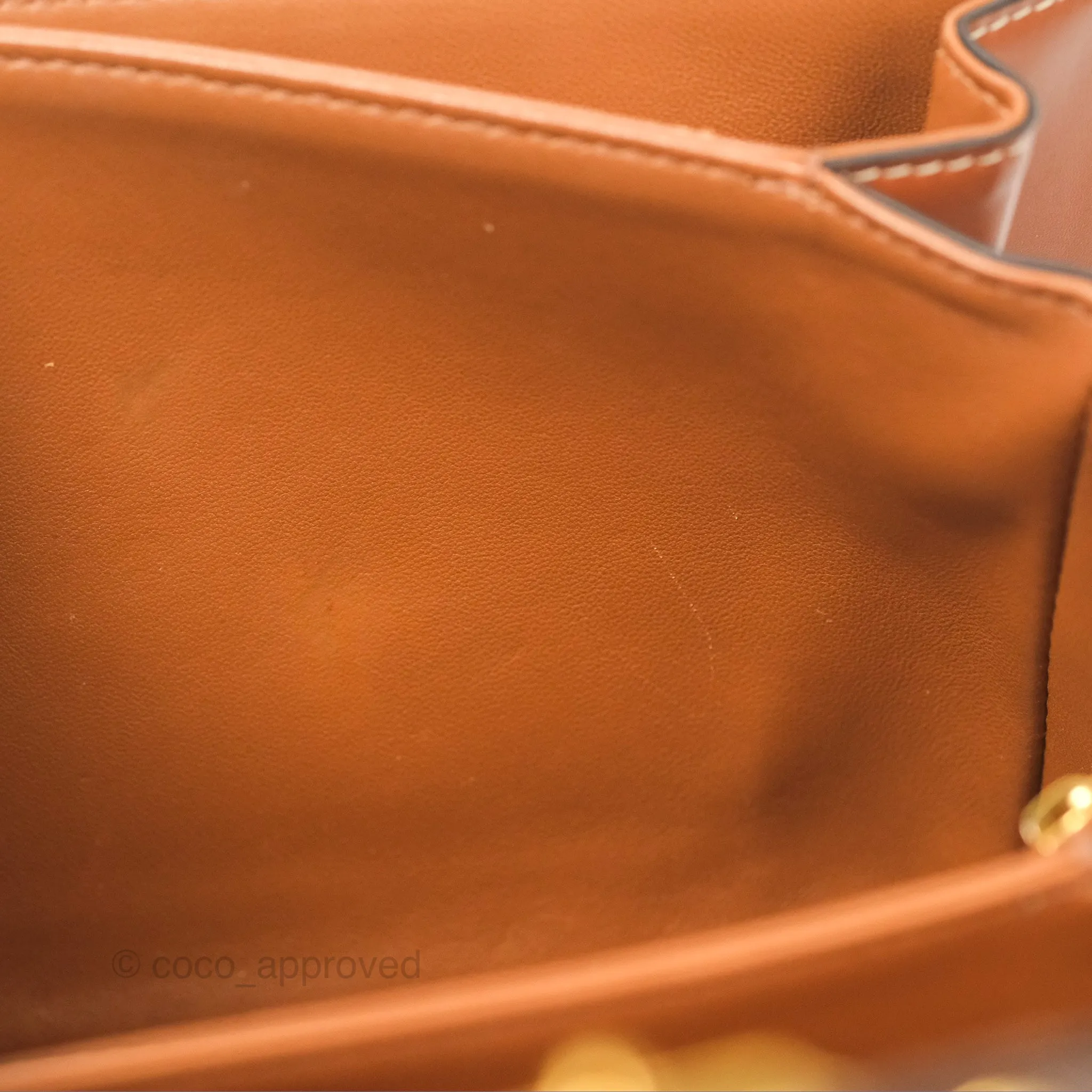 Celine Medium Triomphe Bag Triomphe Canvas Tan Calfskin