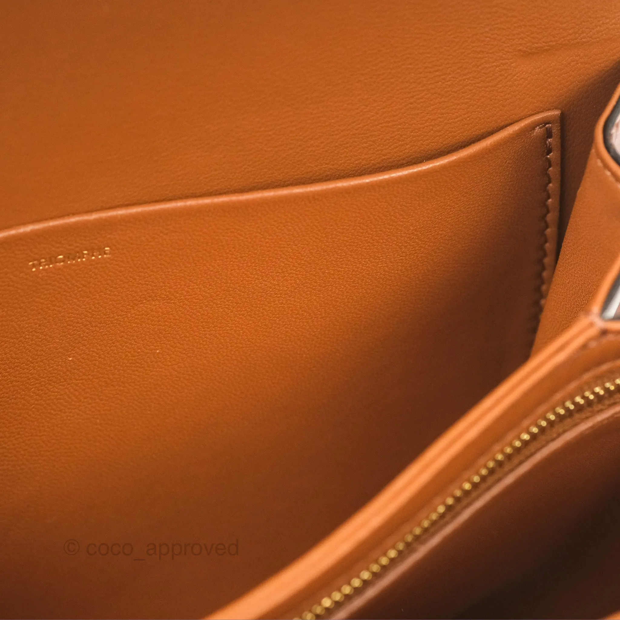 Celine Medium Triomphe Bag Triomphe Canvas Tan Calfskin
