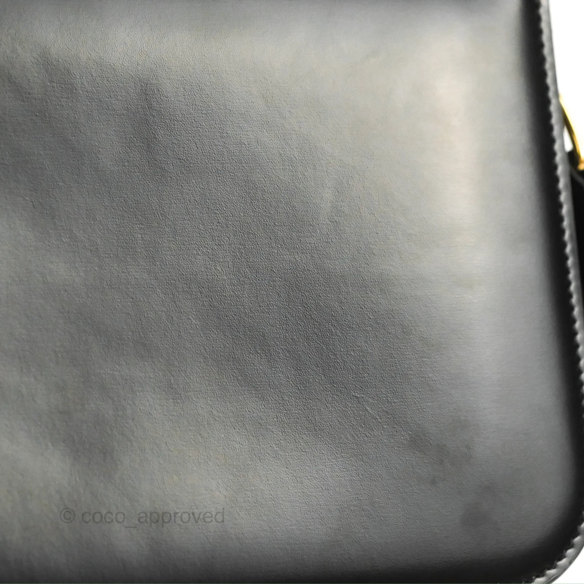 Celine Medium Triomphe Black Shiny Calfskin