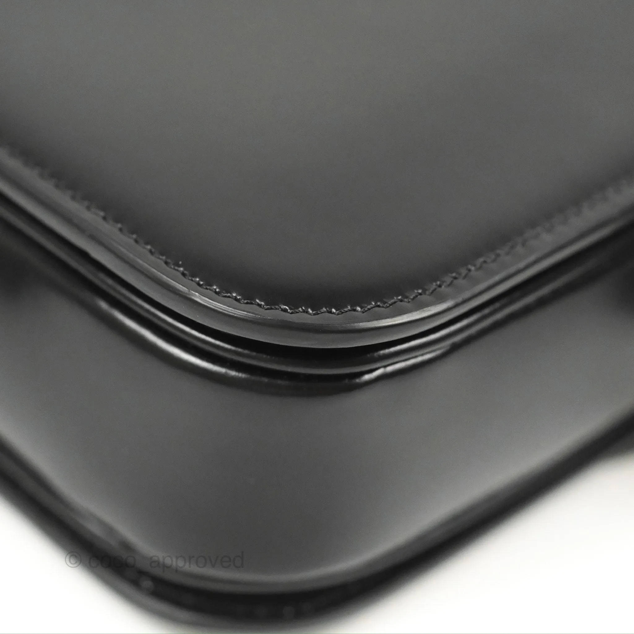 Celine Medium Triomphe Black Shiny Calfskin