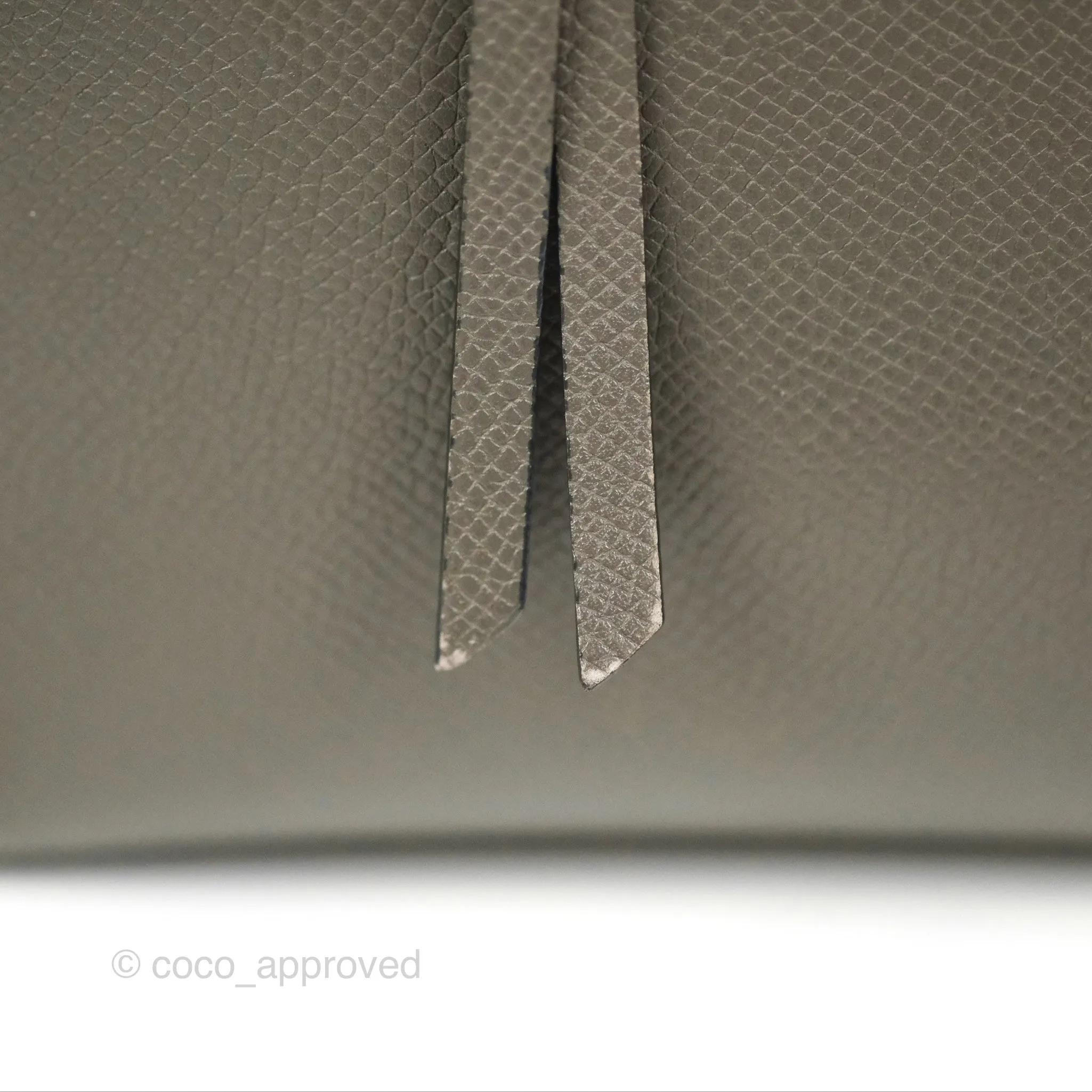 Celine Micro Belt Bag Grey Grained Calfskin Gold Hardware