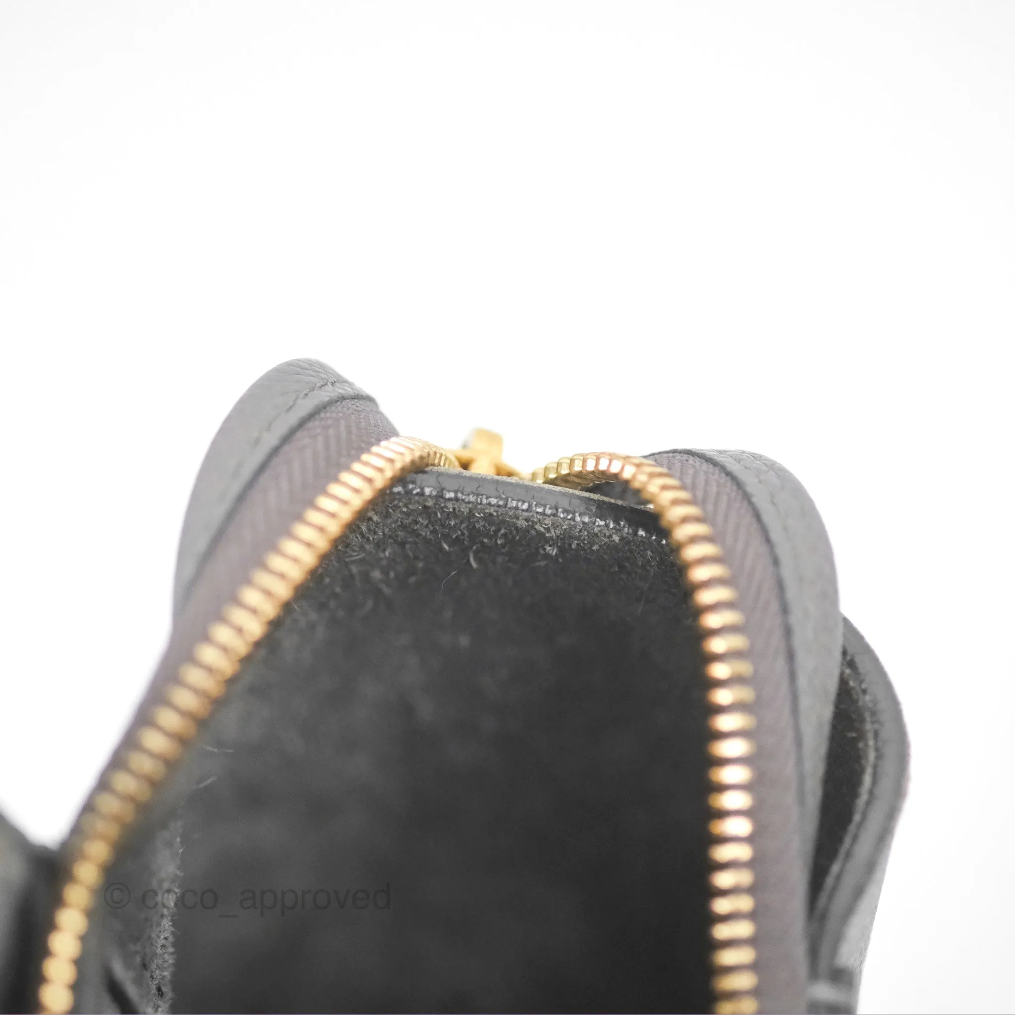 Celine Micro Belt Bag Grey Grained Calfskin Gold Hardware