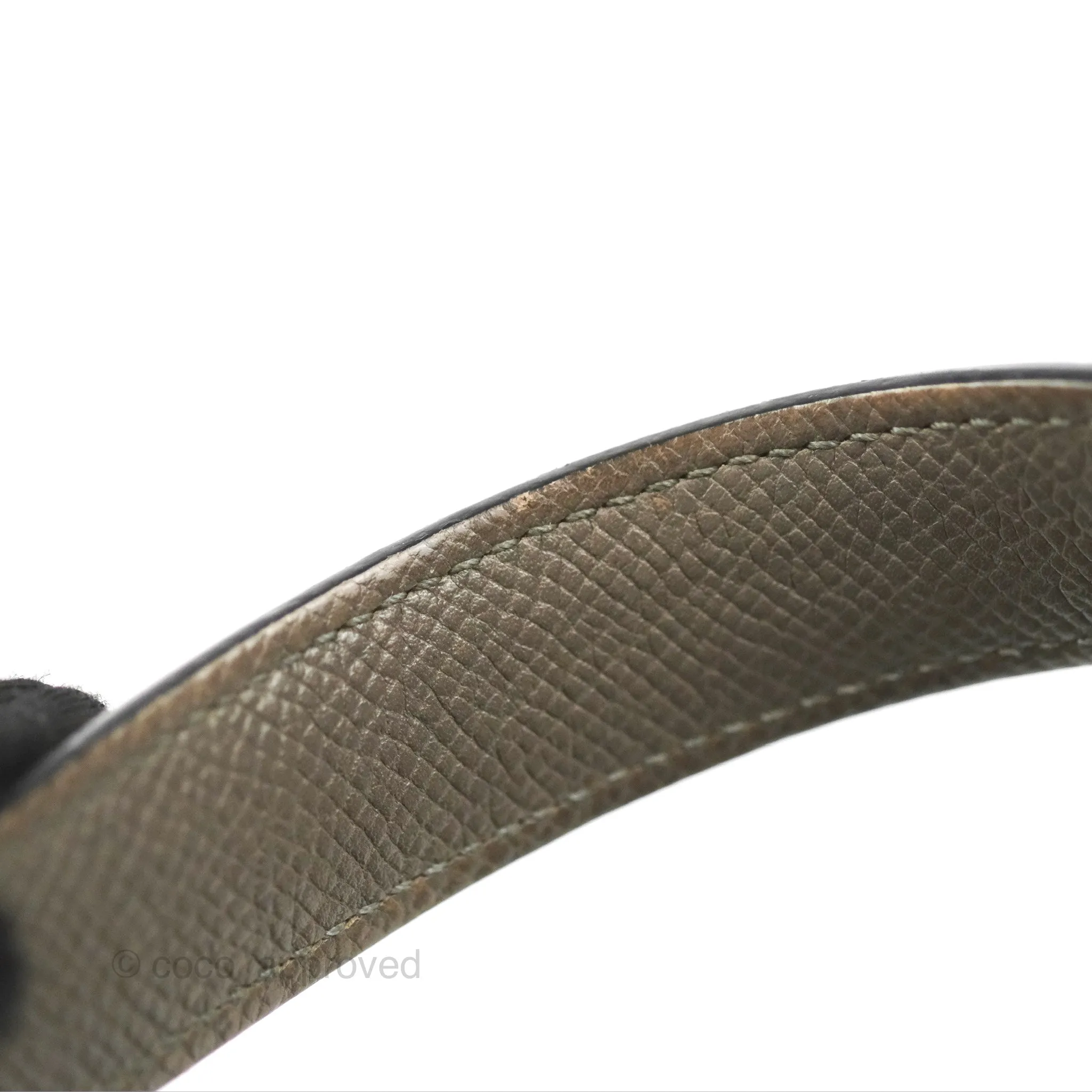 Celine Micro Belt Bag Grey Grained Calfskin Gold Hardware