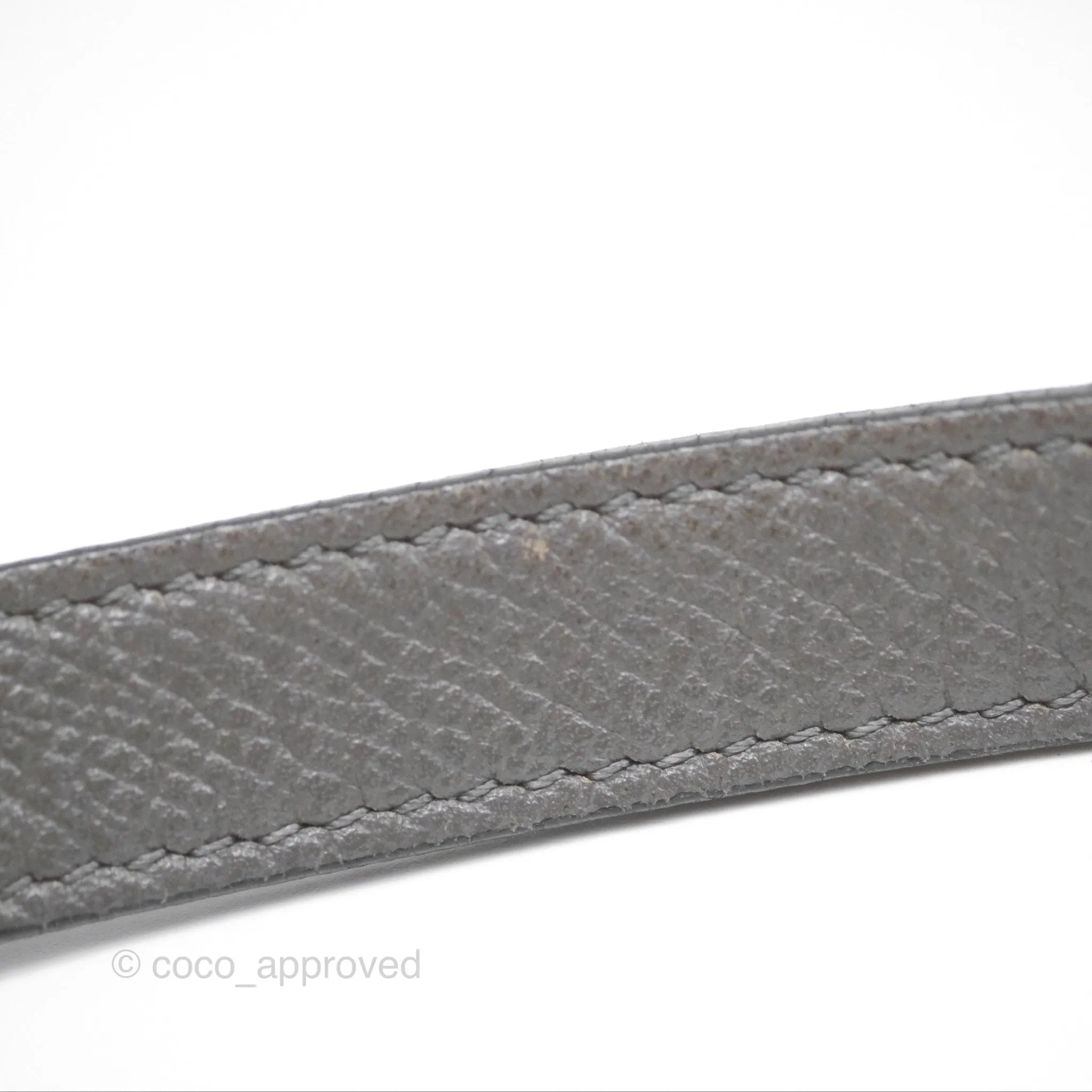 Celine Micro Belt Bag Grey Grained Calfskin Gold Hardware