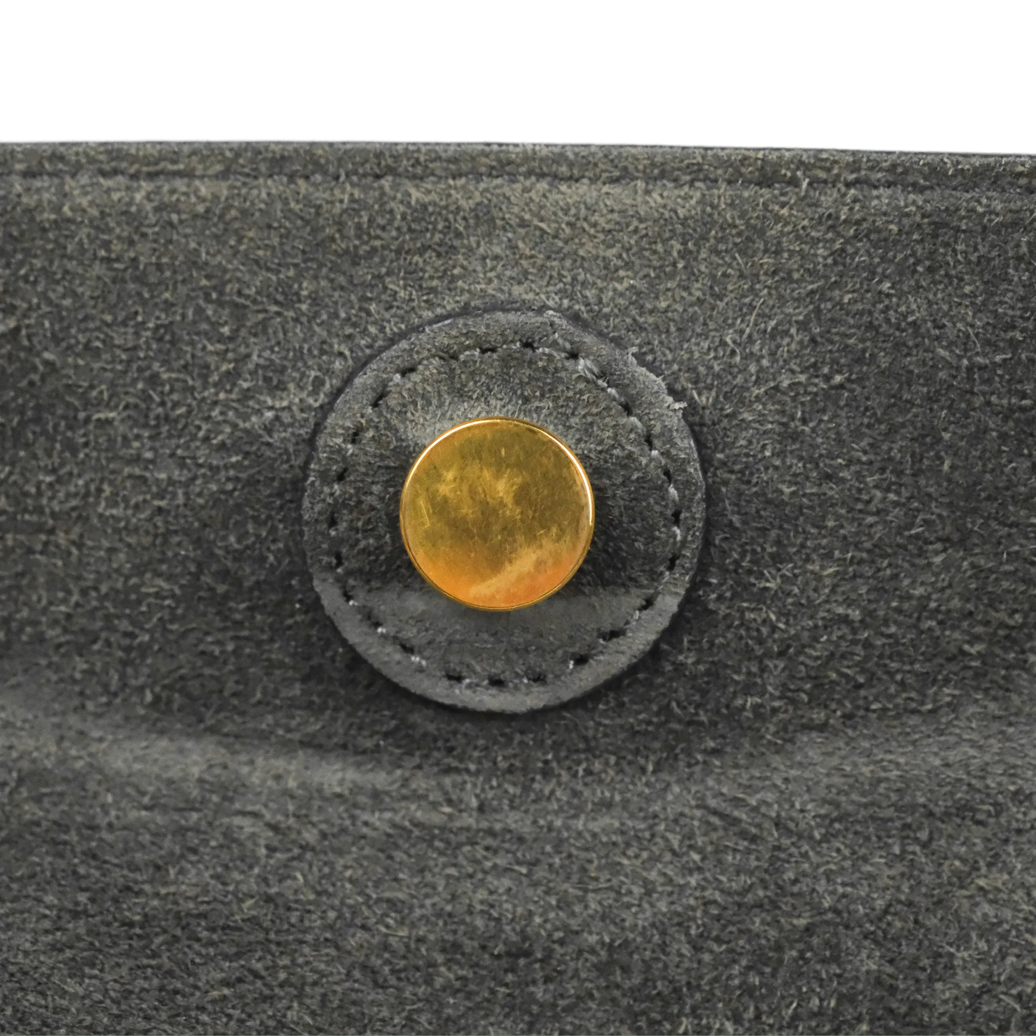 Celine Micro Belt Bag Grey Grained Calfskin Gold Hardware
