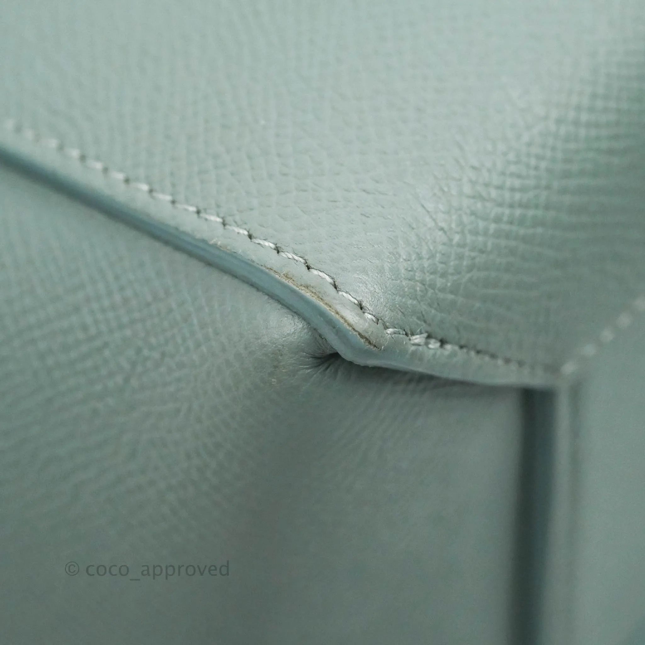Celine Micro Belt Bag Light Blue Grained Calfskin Gold Hardware
