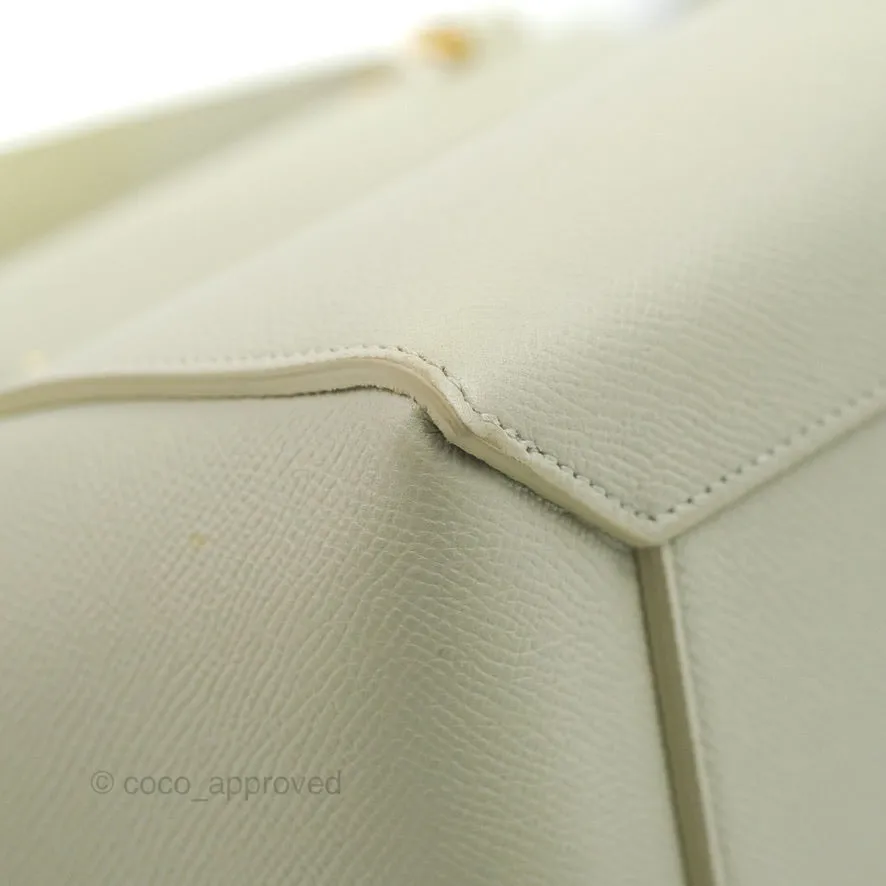 Celine Micro Belt Bag Light Khaki Grained Calfskin Silver Hardware