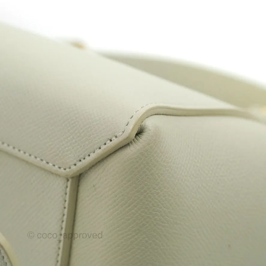 Celine Micro Belt Bag Light Khaki Grained Calfskin Silver Hardware