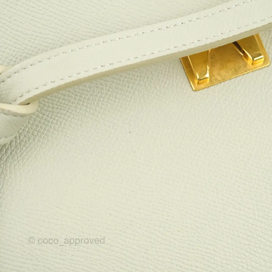 Celine Micro Belt Bag Light Khaki Grained Calfskin Silver Hardware