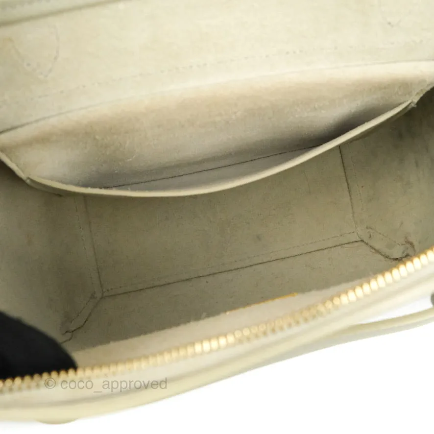 Celine Micro Belt Bag Light Khaki Grained Calfskin Silver Hardware